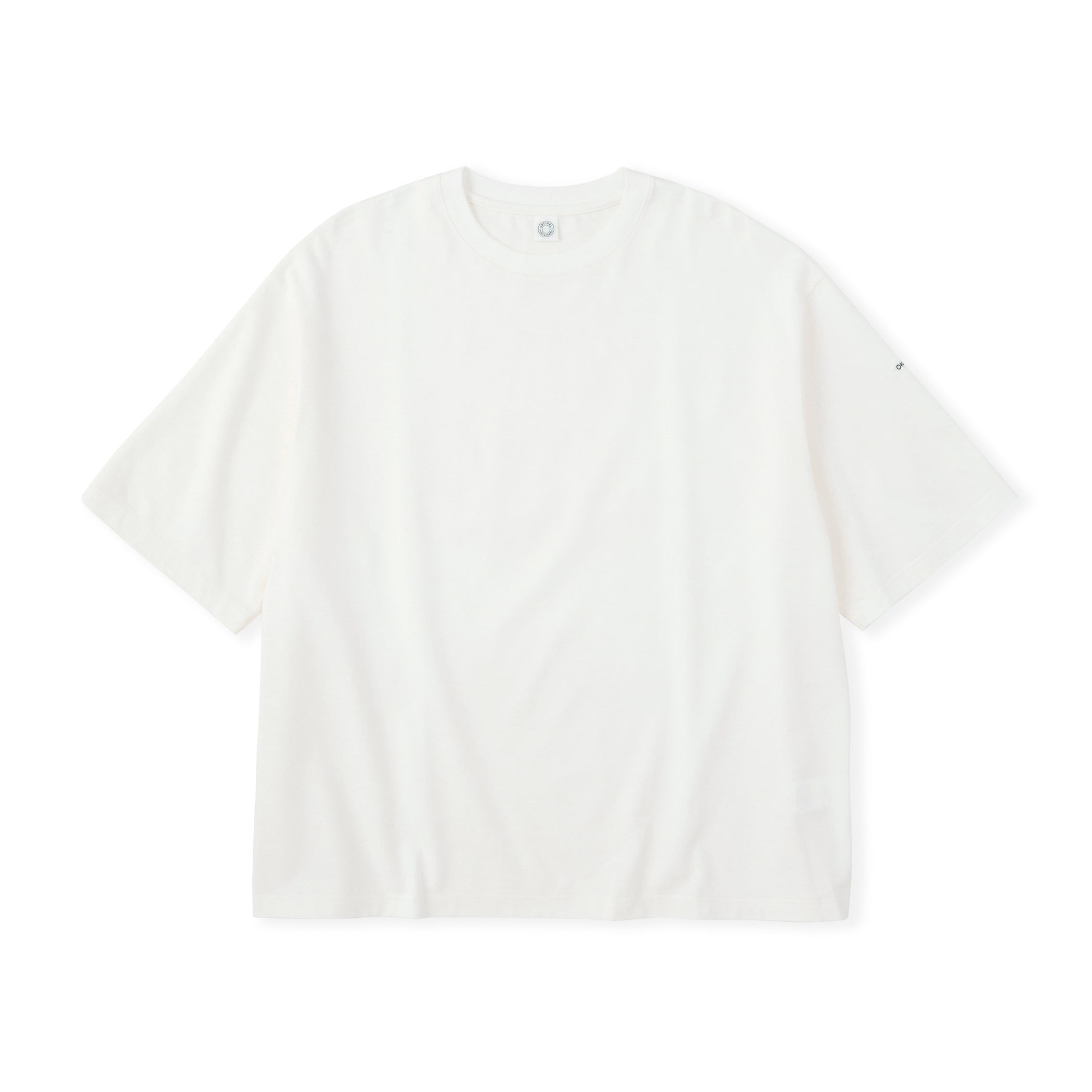 Men's Mercerized Jersey Wide Crew Neck Pullover