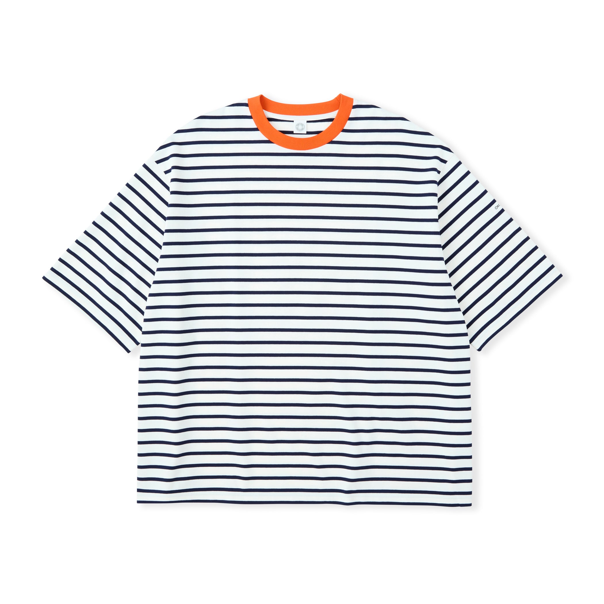 Men's Mercerized Jersey Wide Crew Neck Pullover