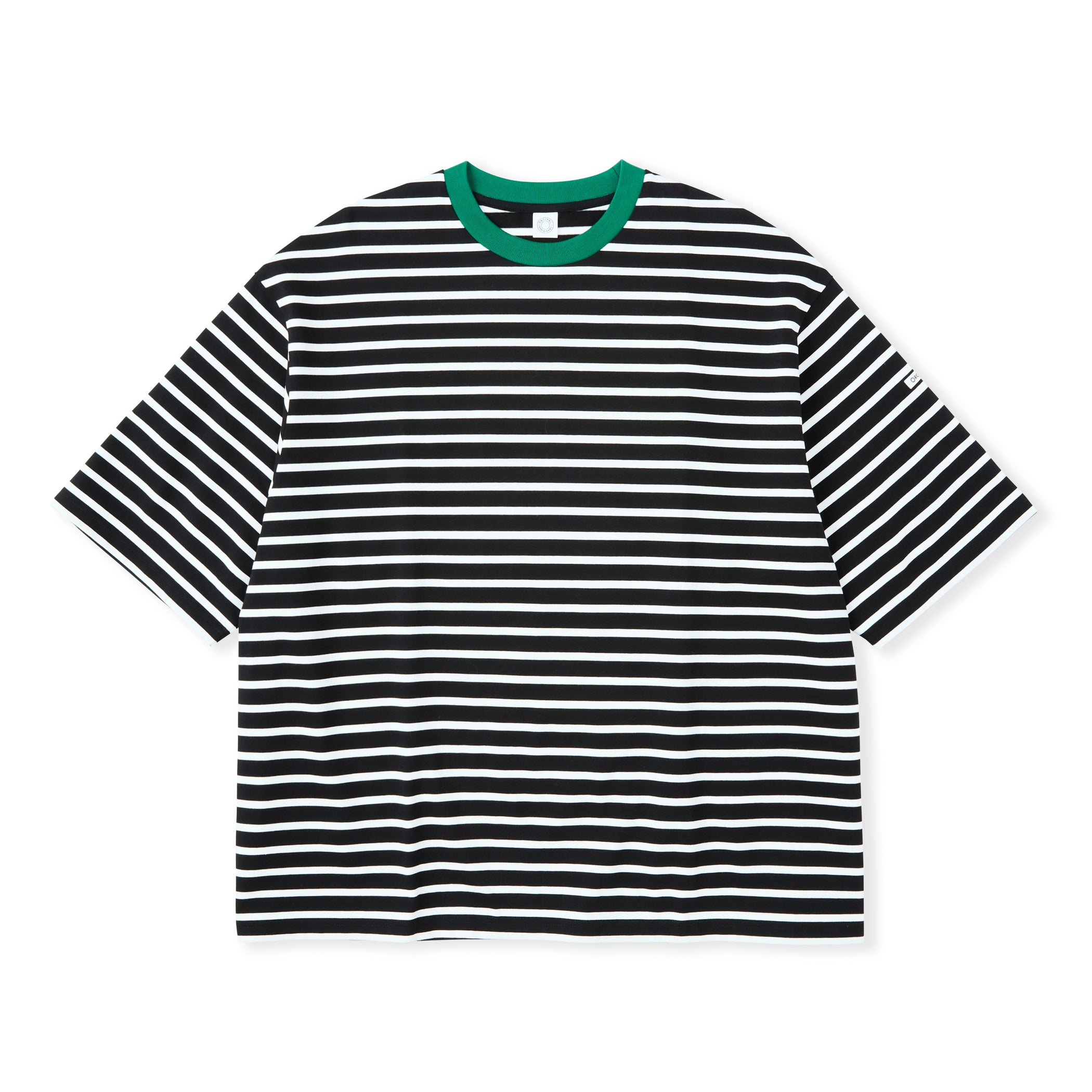 Men's Mercerized Jersey Wide Crew Neck Pullover