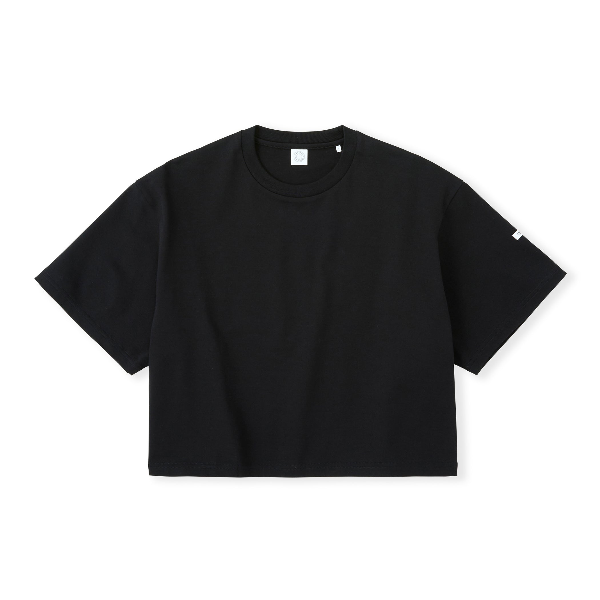 Women's Mercerized Jersey Wide Crew Neck Pullover