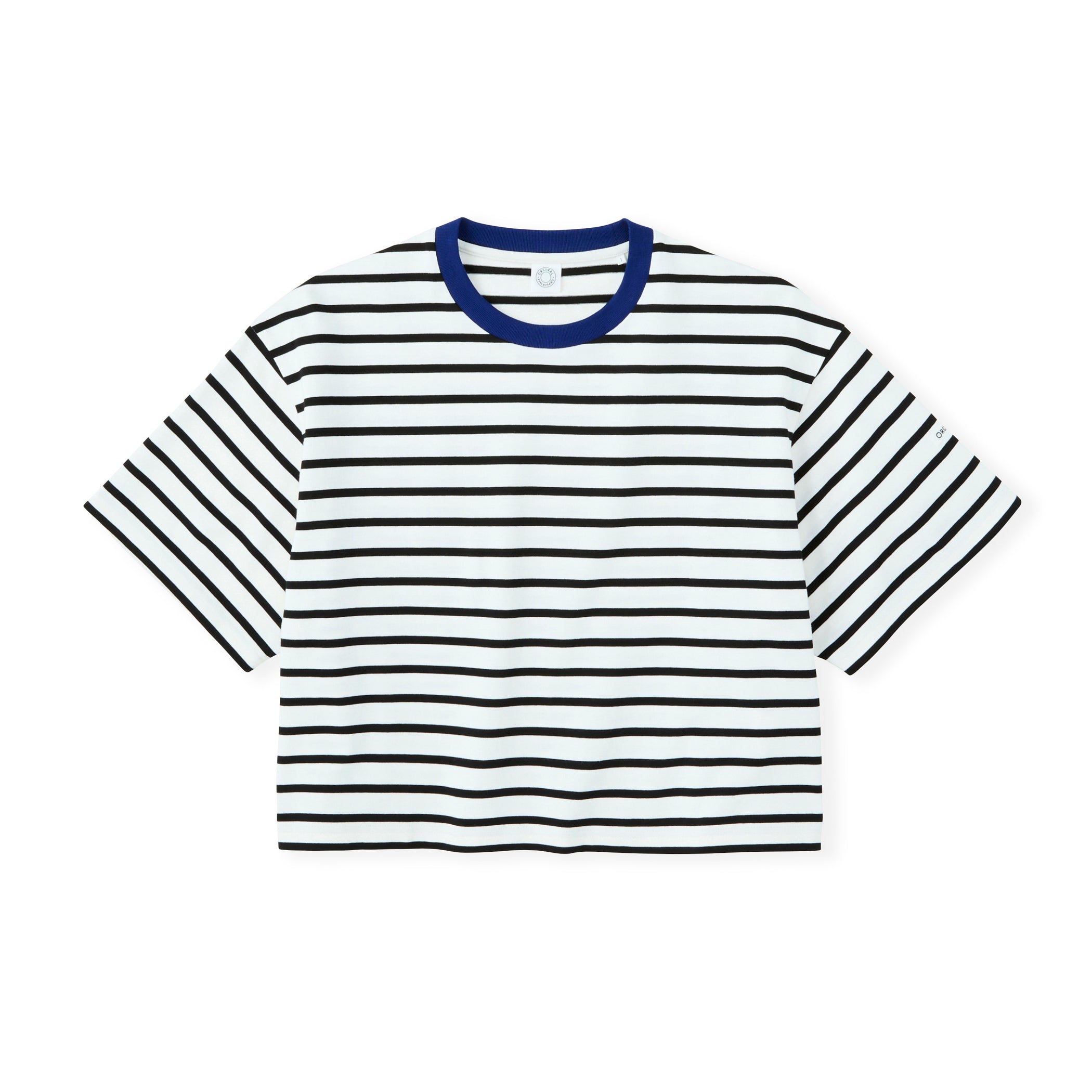 Women's Mercerized Jersey Wide Crew Neck Pullover