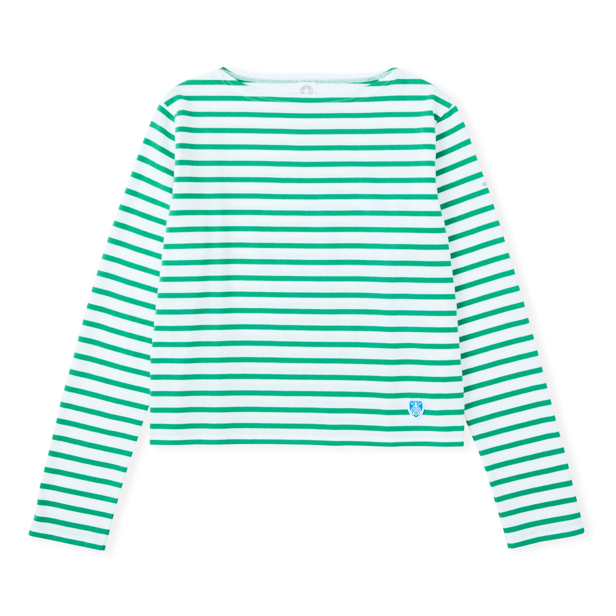 Women's Cotton Jersey Boat Neck Short Pullover