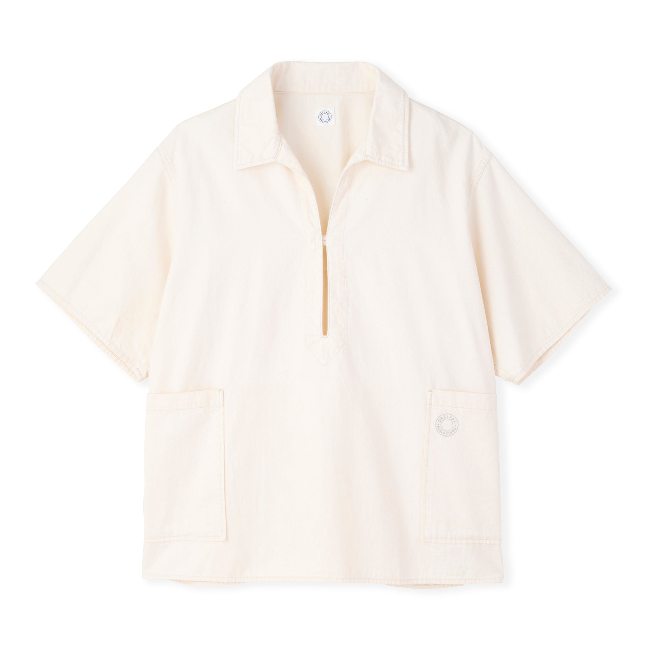 Men's Light Denim Twill Skipper Shirt