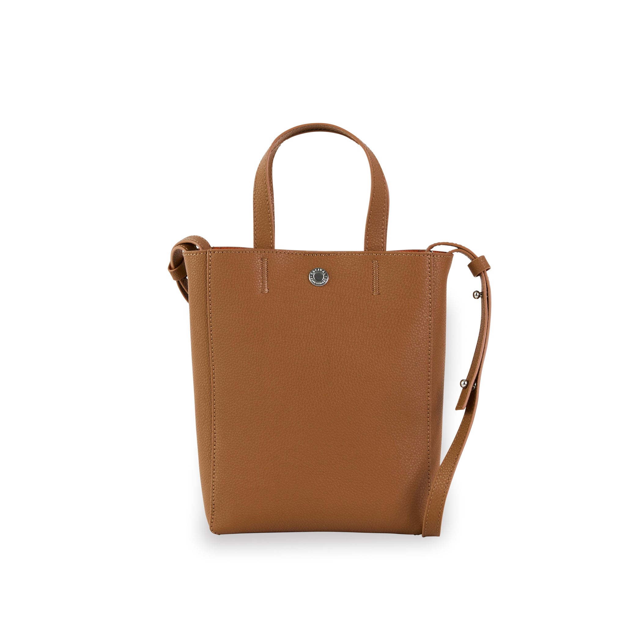 Double Face Leather 2way Tote Bag