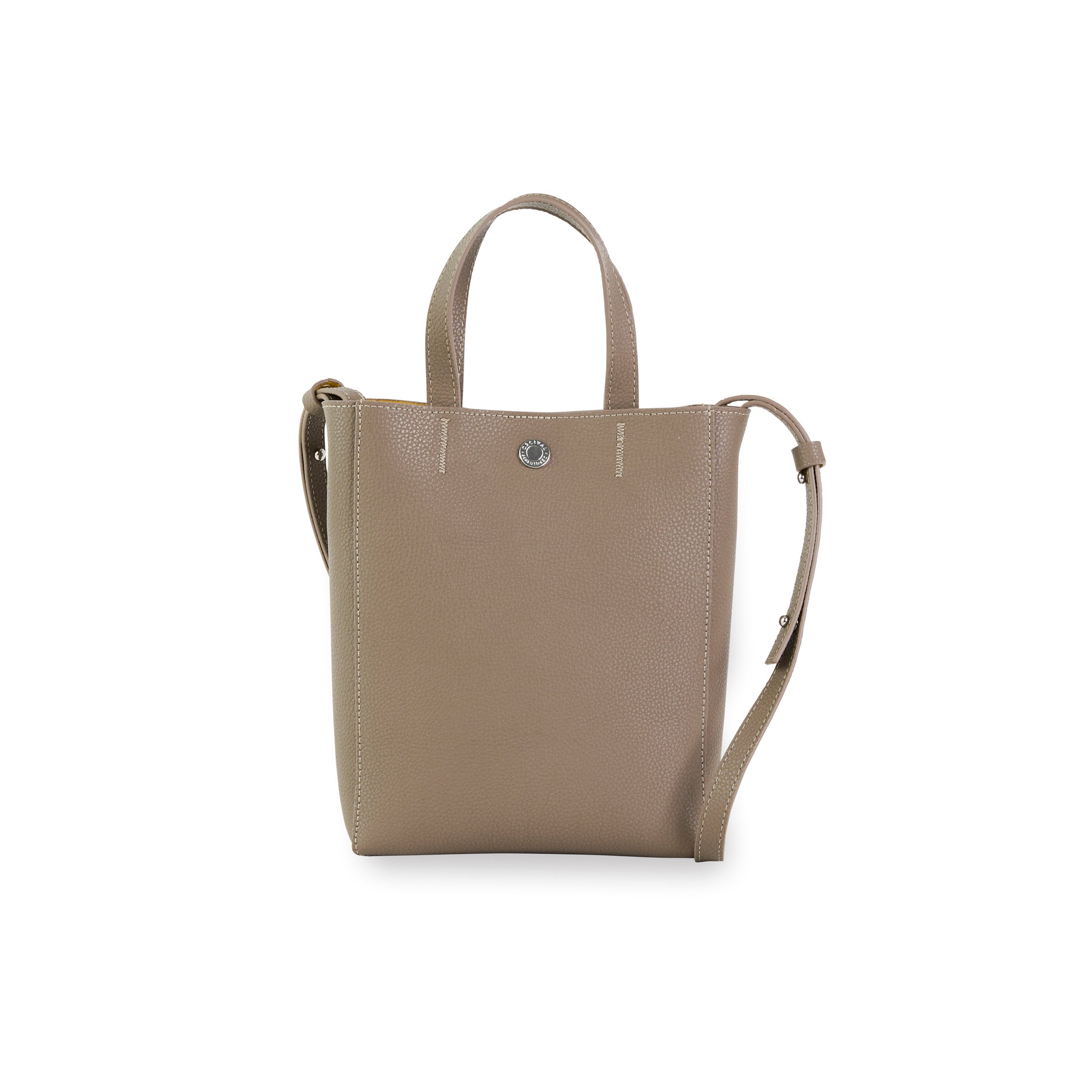Double Face Leather 2way Tote Bag