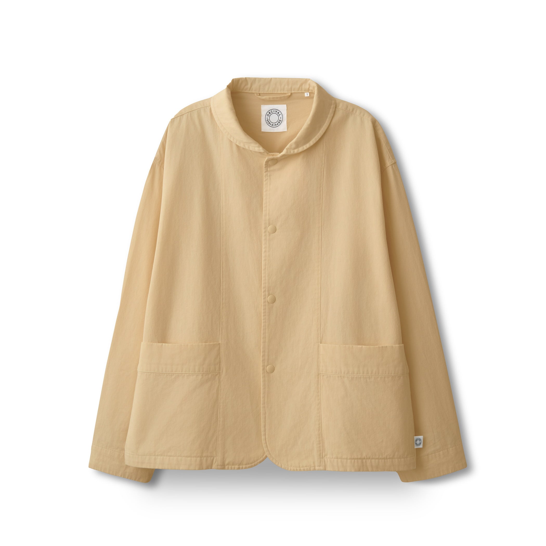 Women's Vintage Twill Round Collar Right Jacket