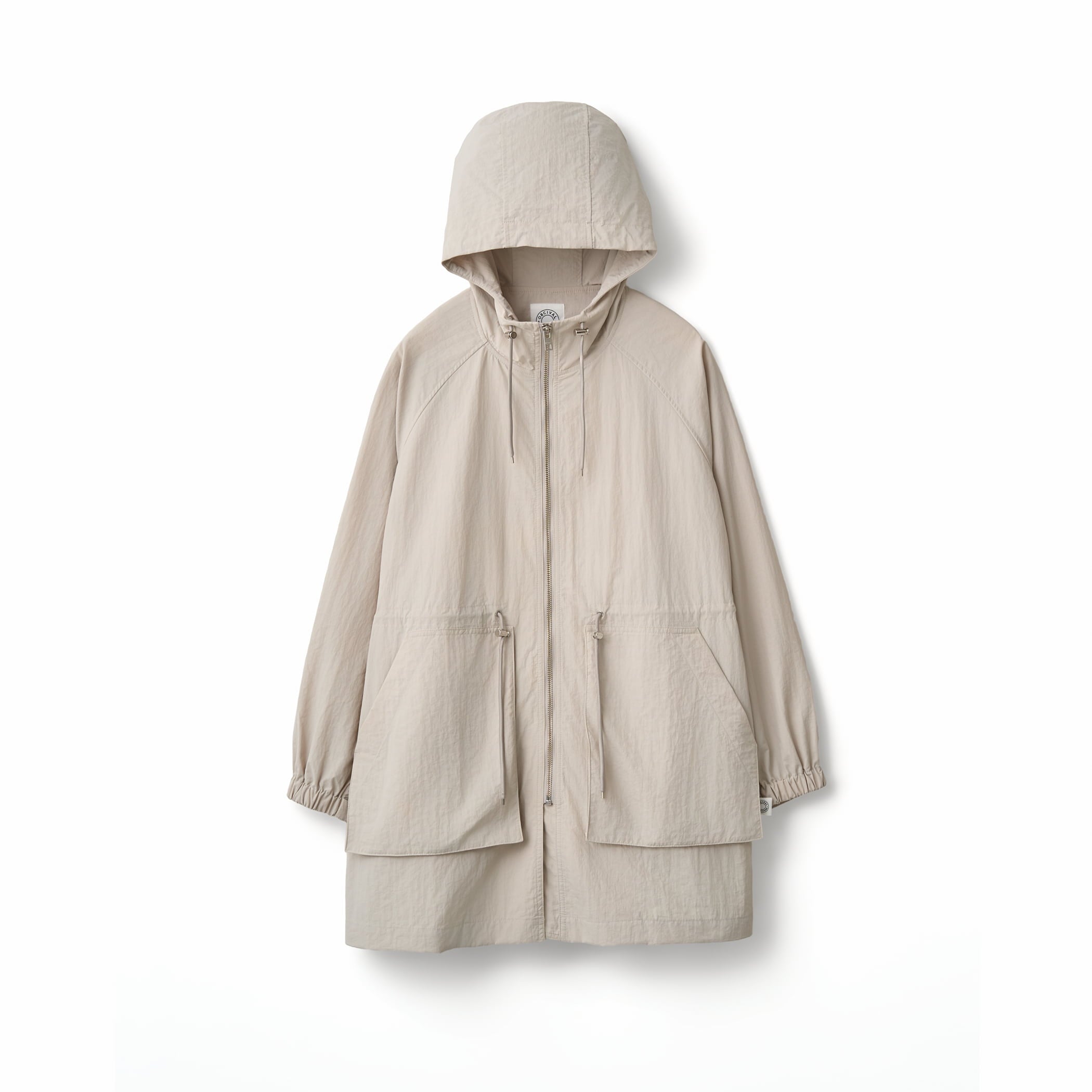 Women's Nylon Taslan Hooded Jacket