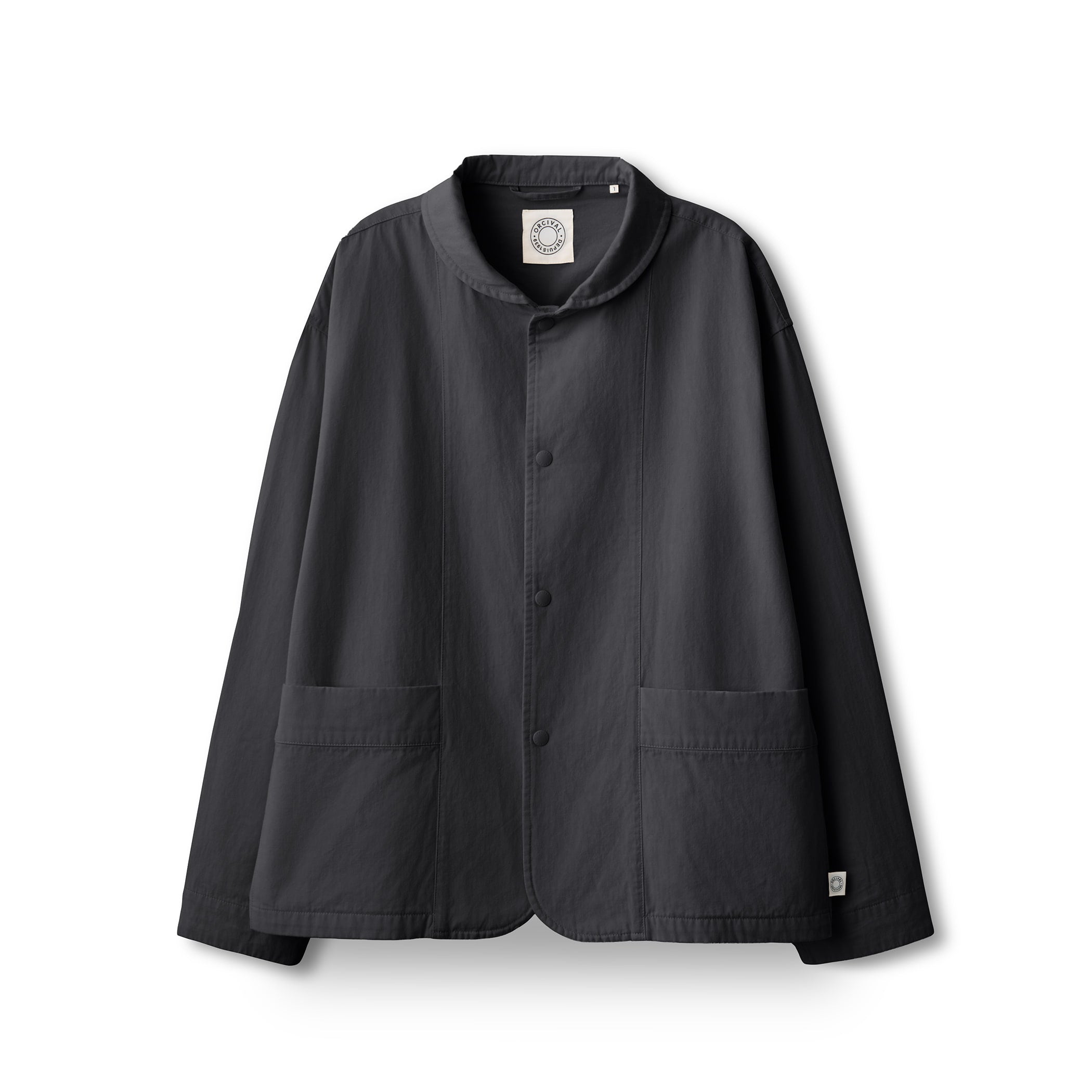 Women's Vintage Twill Round Collar Right Jacket