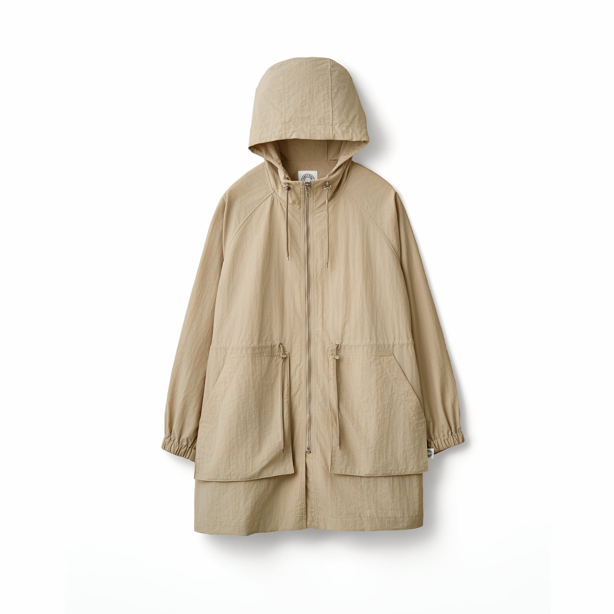 Women's Nylon Taslan Hooded Jacket
