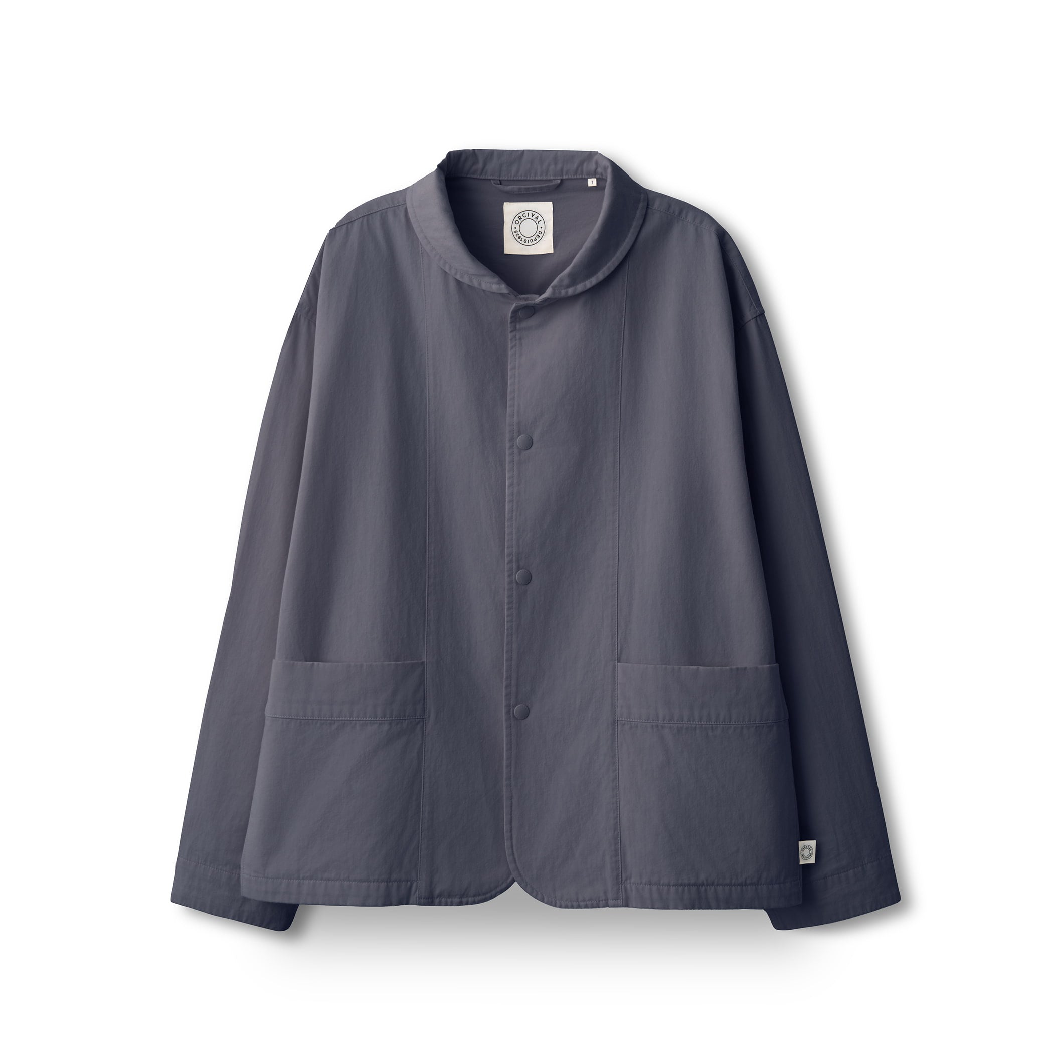 Women's Vintage Twill Round Collar Right Jacket