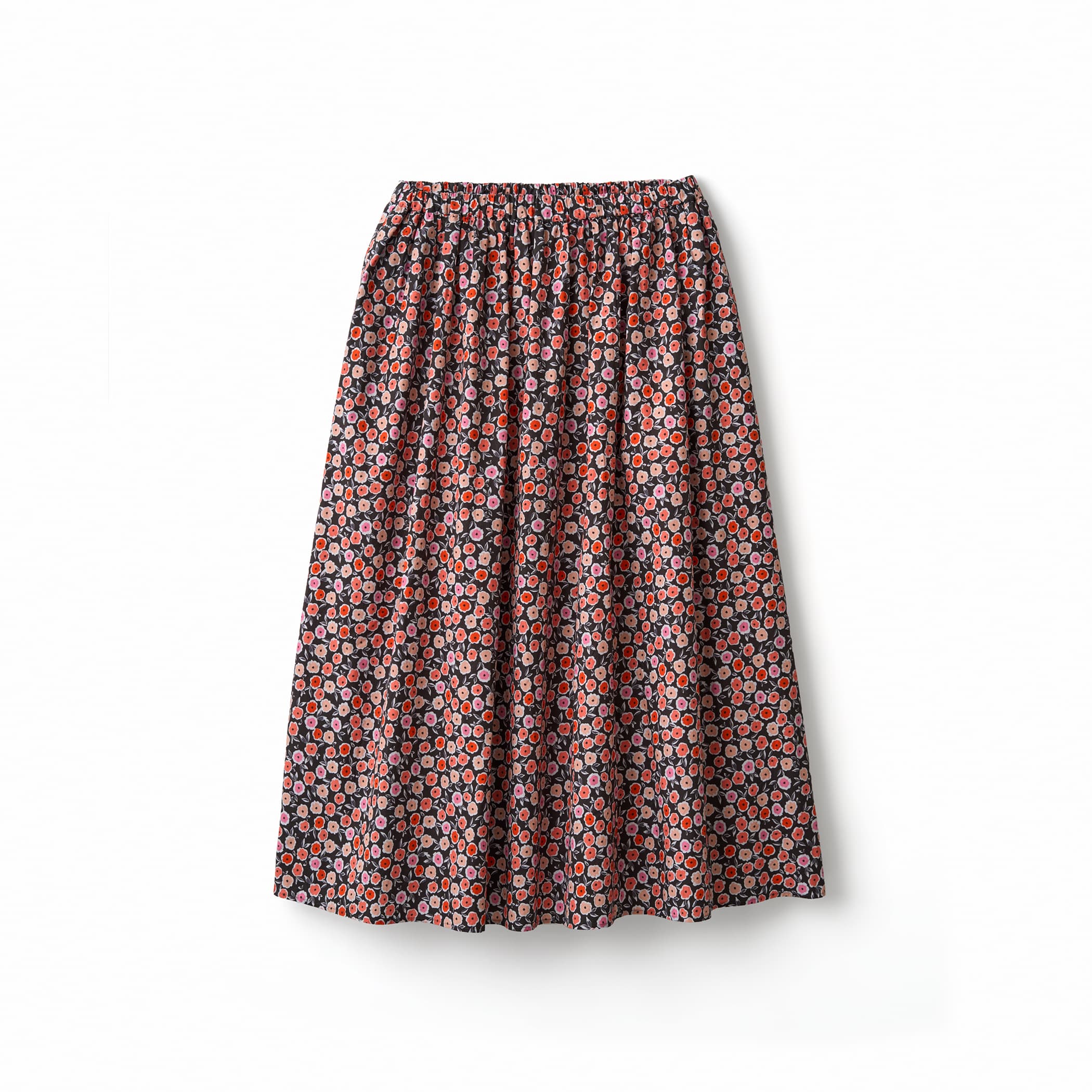 Women's French Printed Poplin A-line Skirt