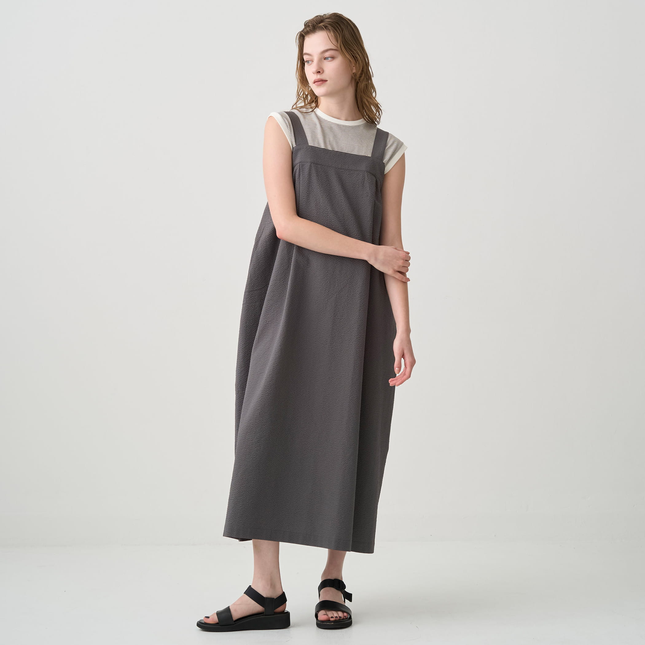 Women's Sucker Adjustable Dress