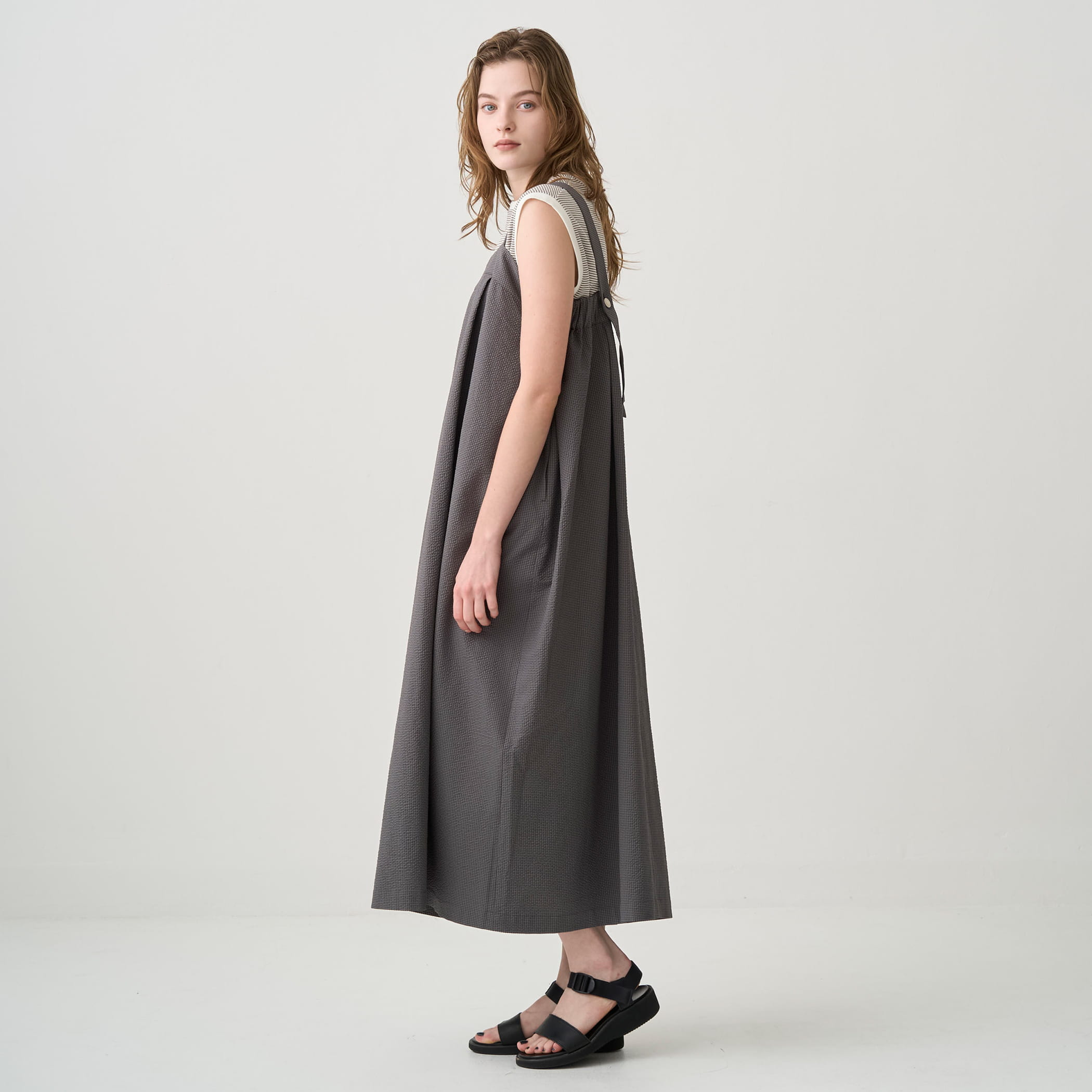 Women's Sucker Adjustable Dress