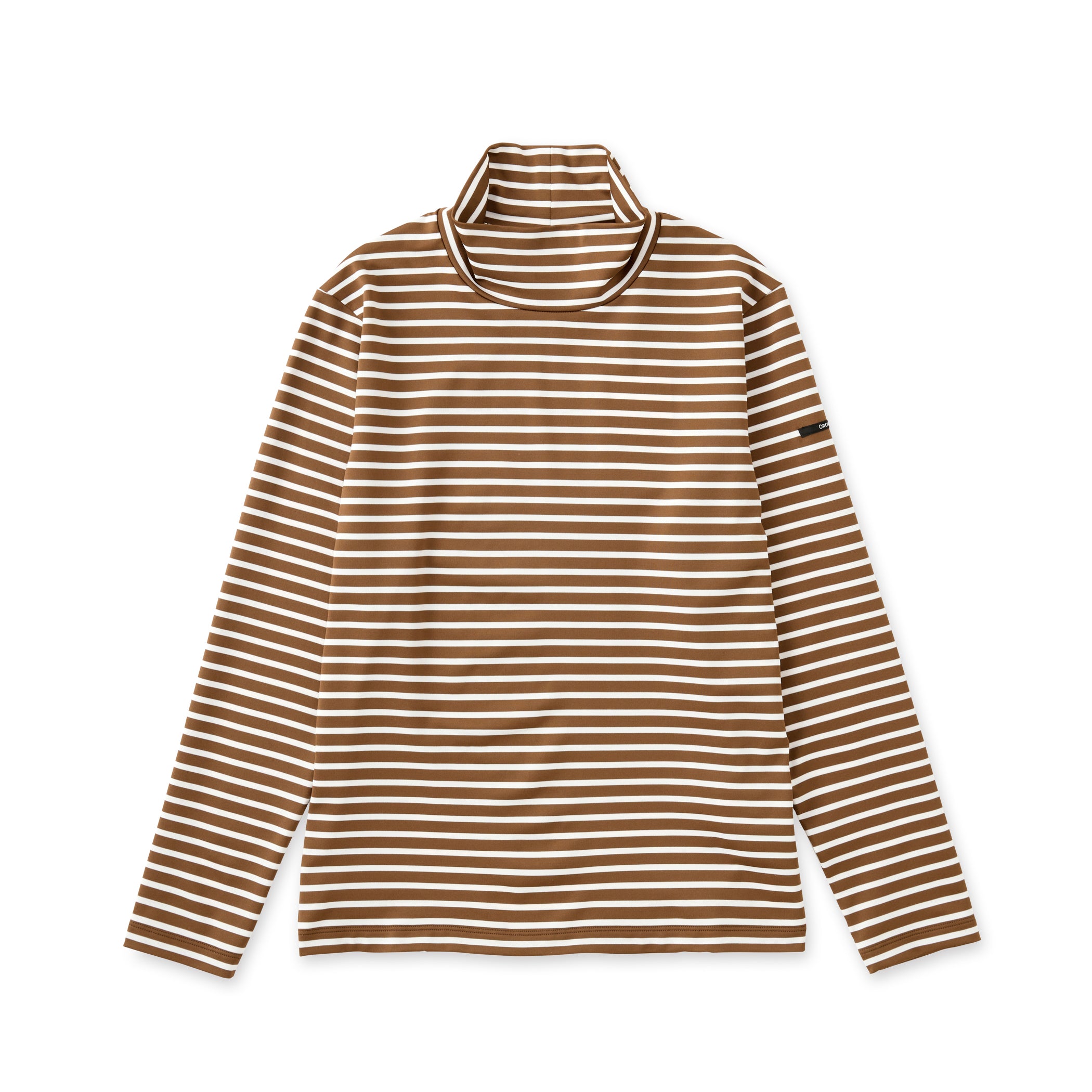 Women's Polyester Stand Neck Long Sleeve Pullover