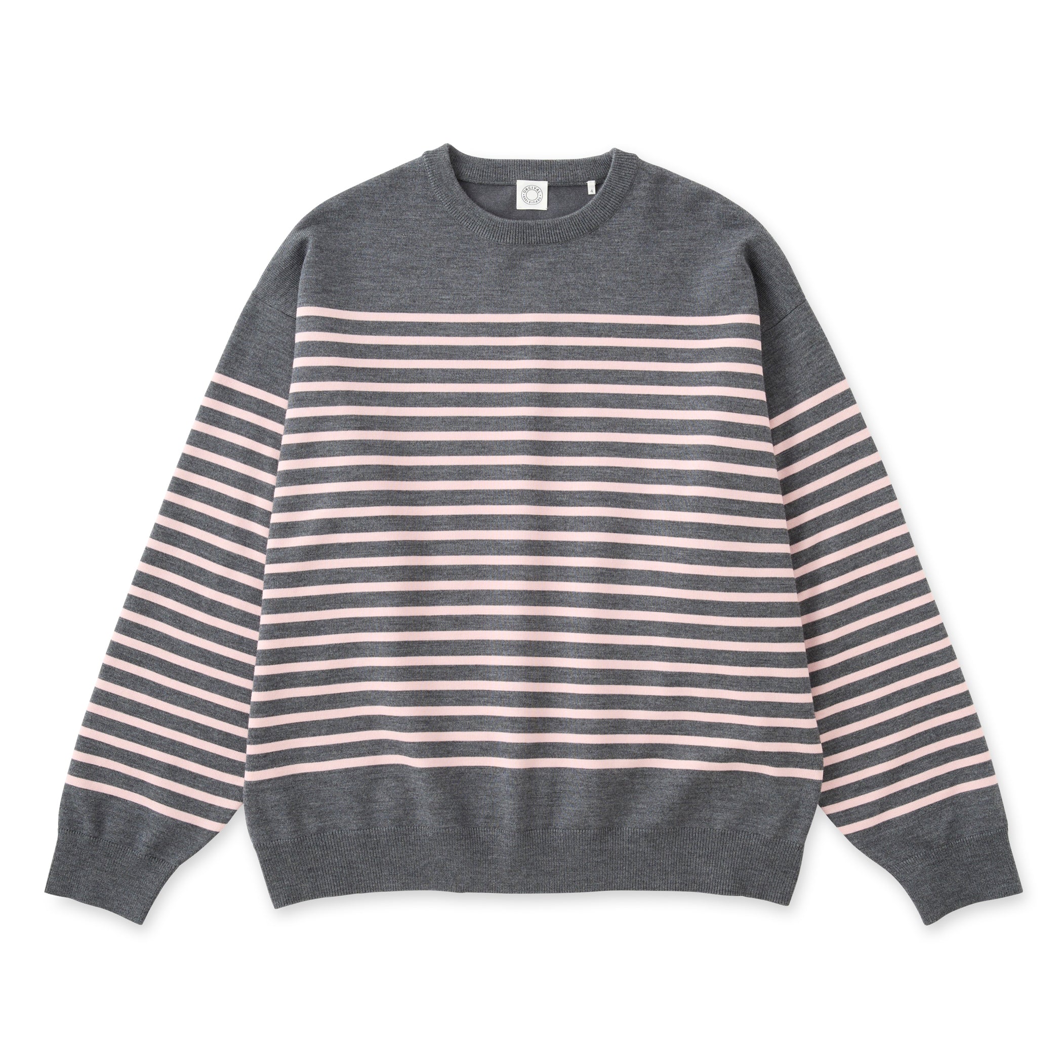 Men's Wool Plating Crew Neck Knit