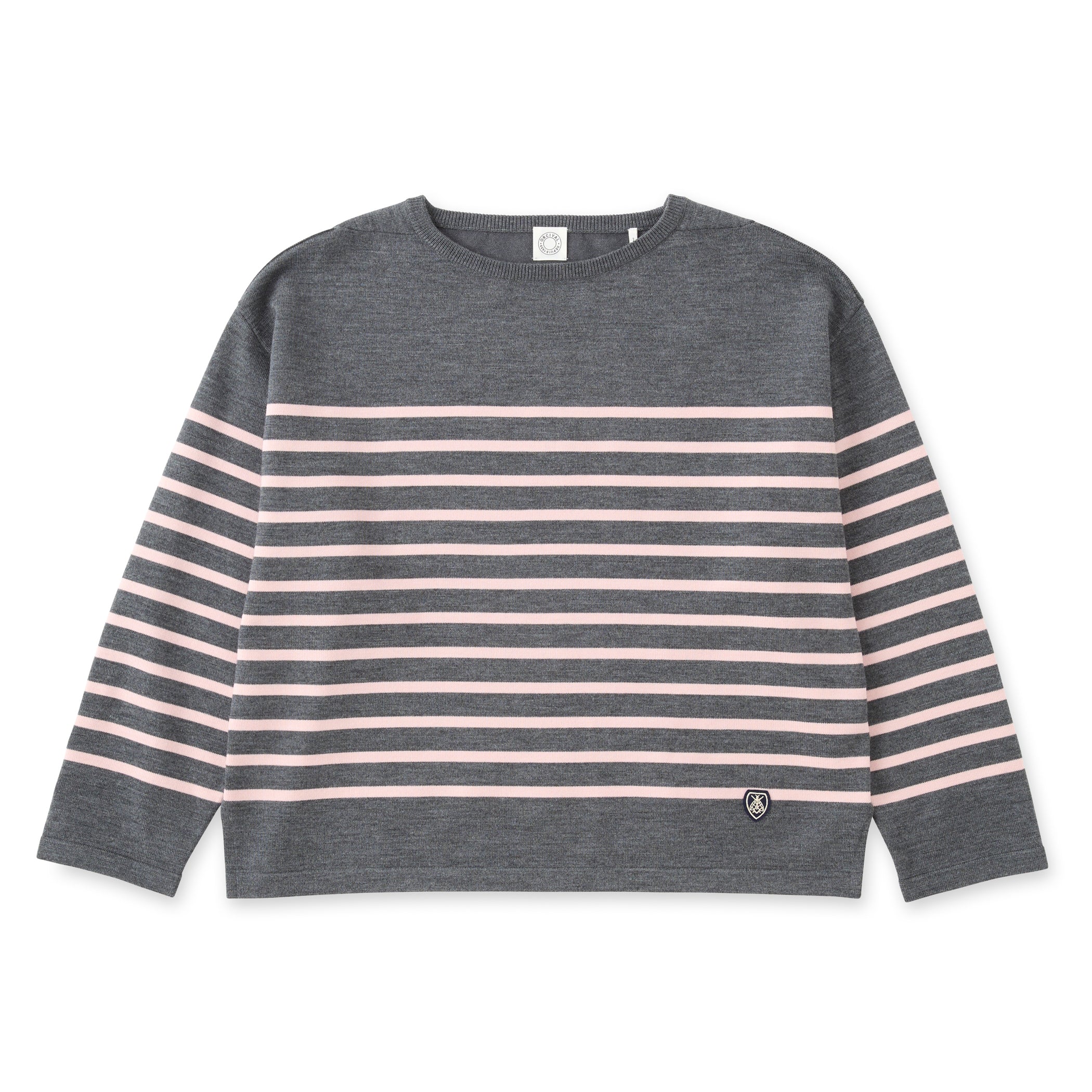 Women's Wool Plating Boat Neck Knit