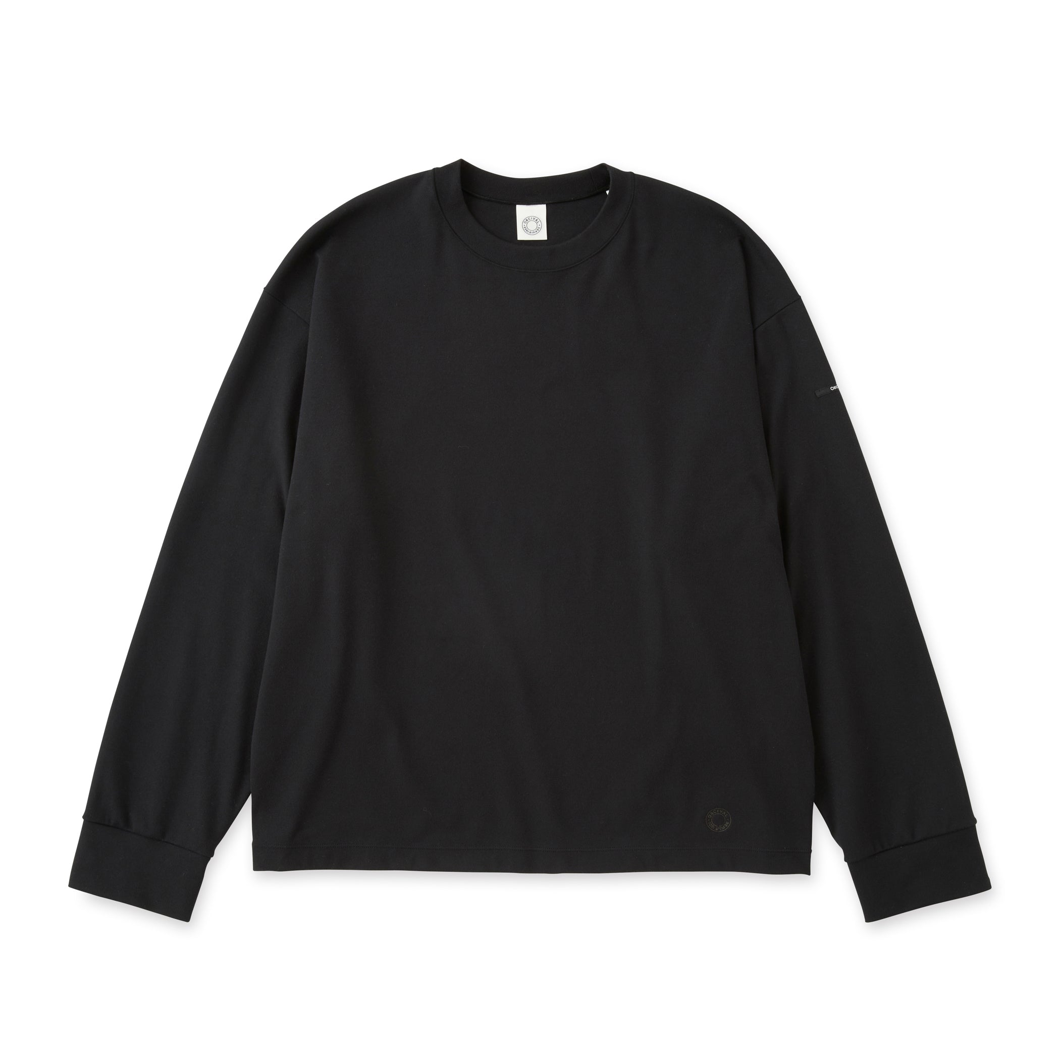 Men's Polyester Brushed Stretch Rib Crew Neck Knit