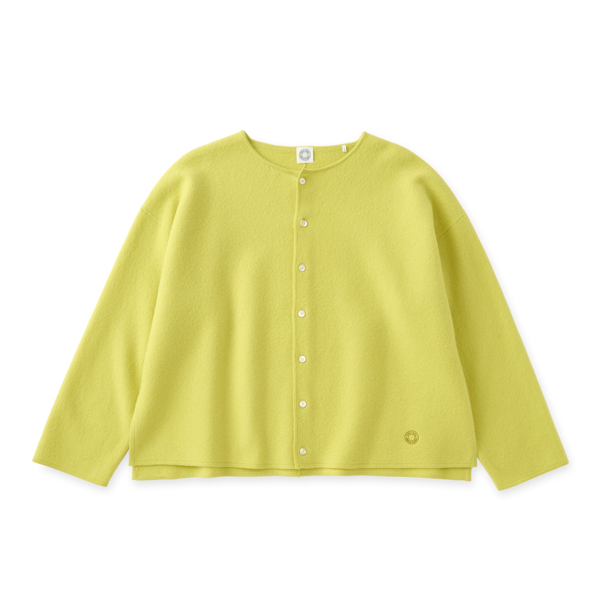 Women's Boiled Wool Jersey Knit Cardigan