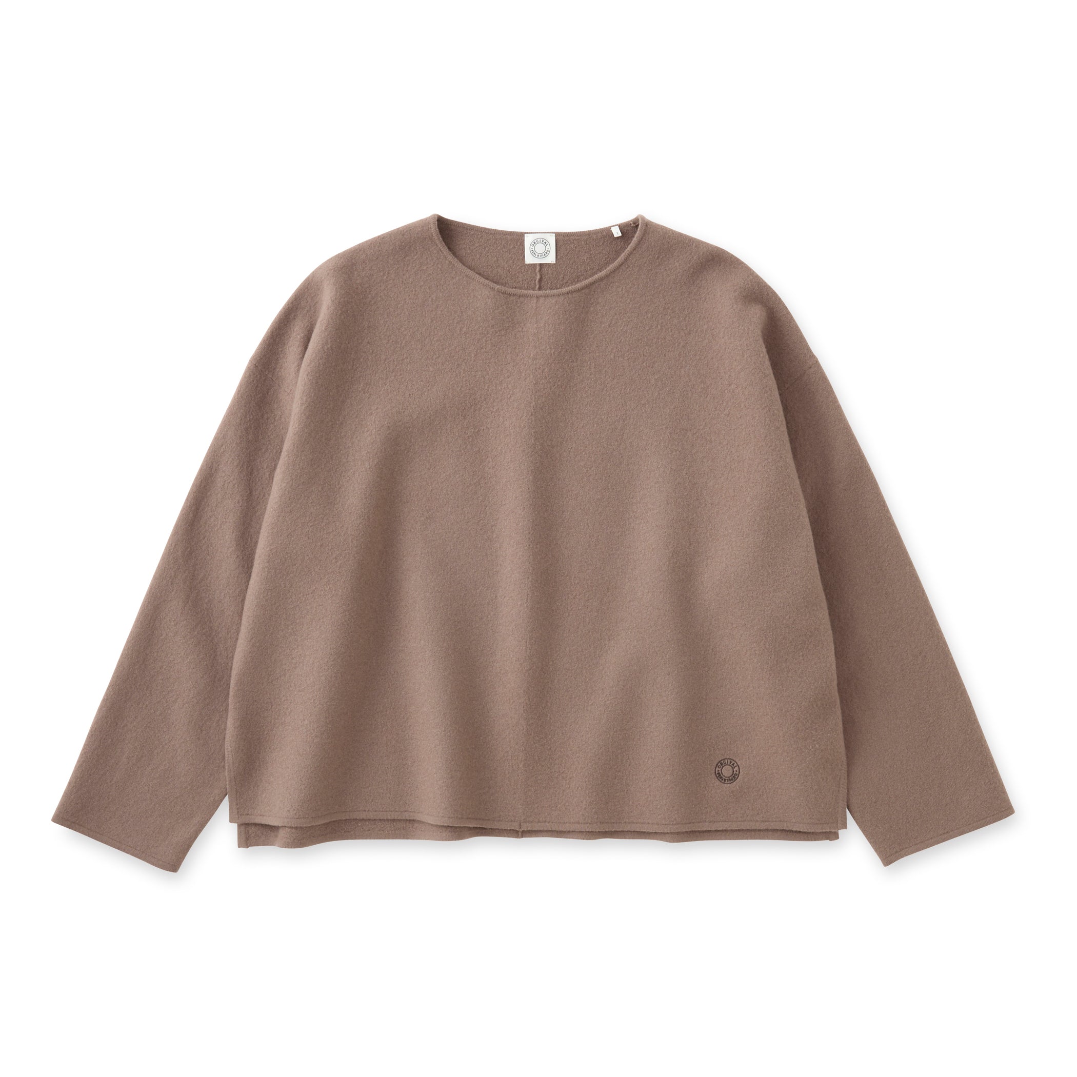 Women's Boiled Wool Jersey Pullover Knit