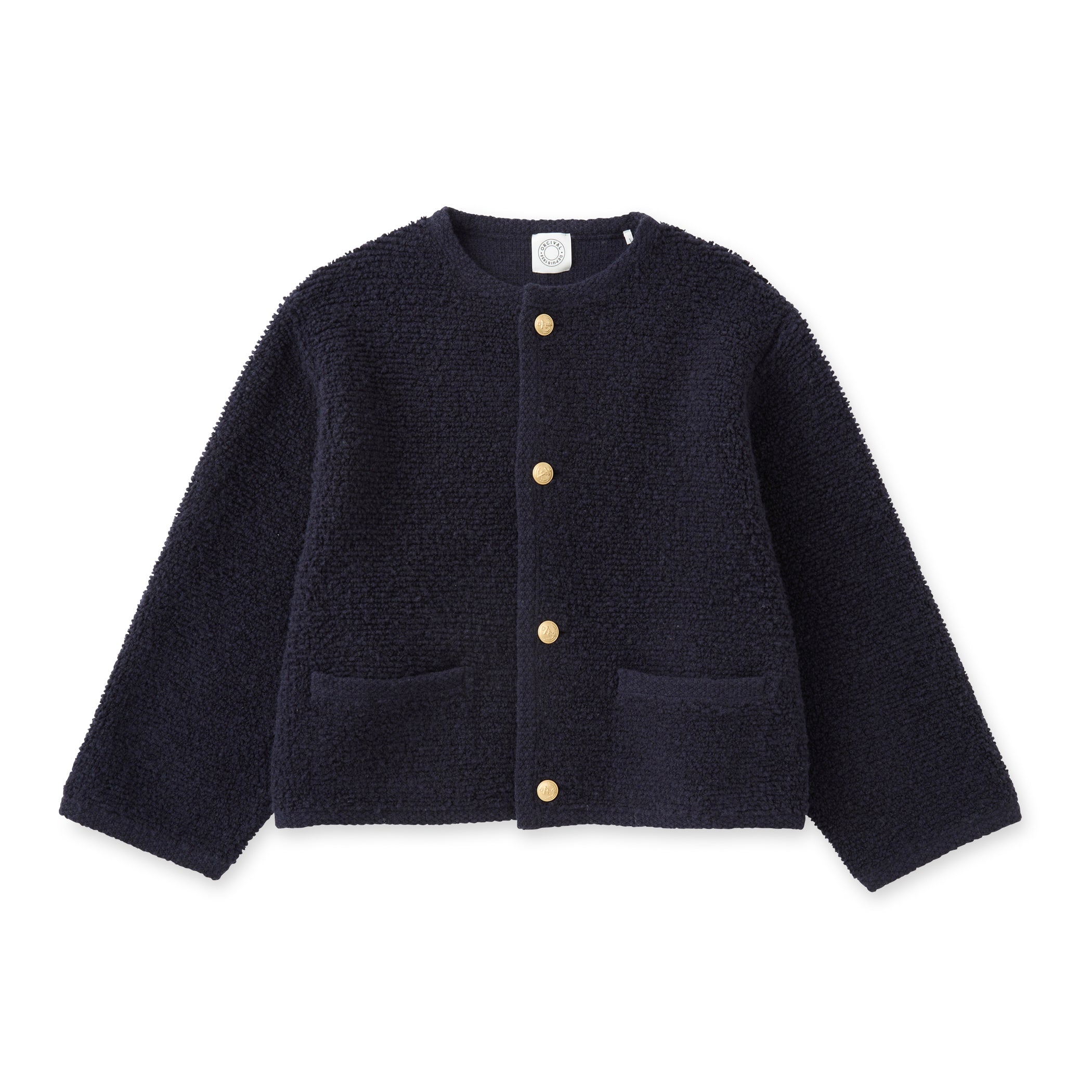 Women's Pile Knit Boucle Cardigan