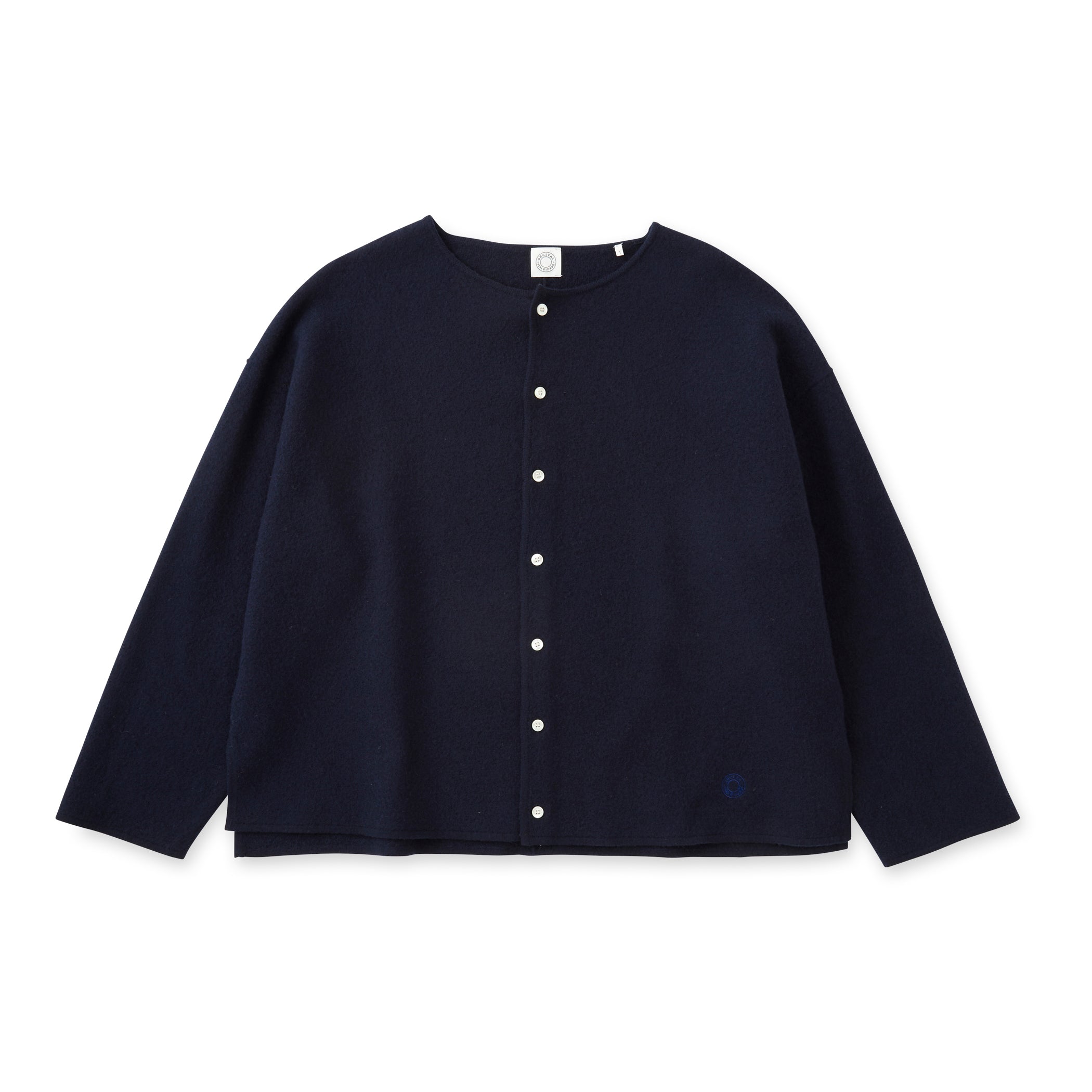 Women's Boiled Wool Jersey Knit Cardigan