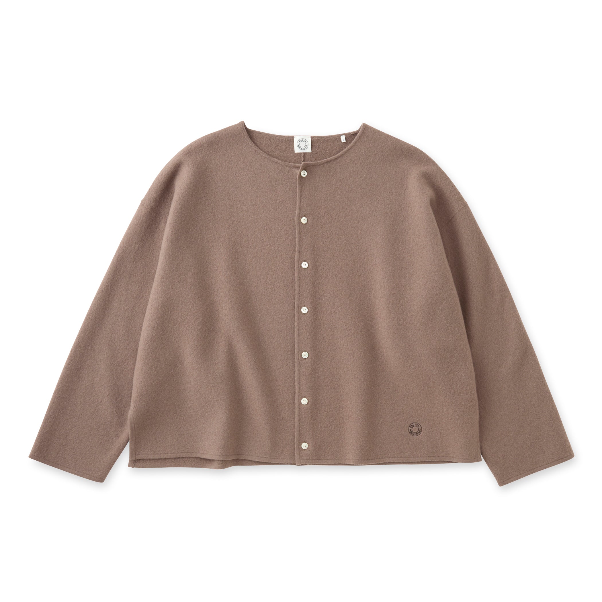 Women's Boiled Wool Jersey Knit Cardigan