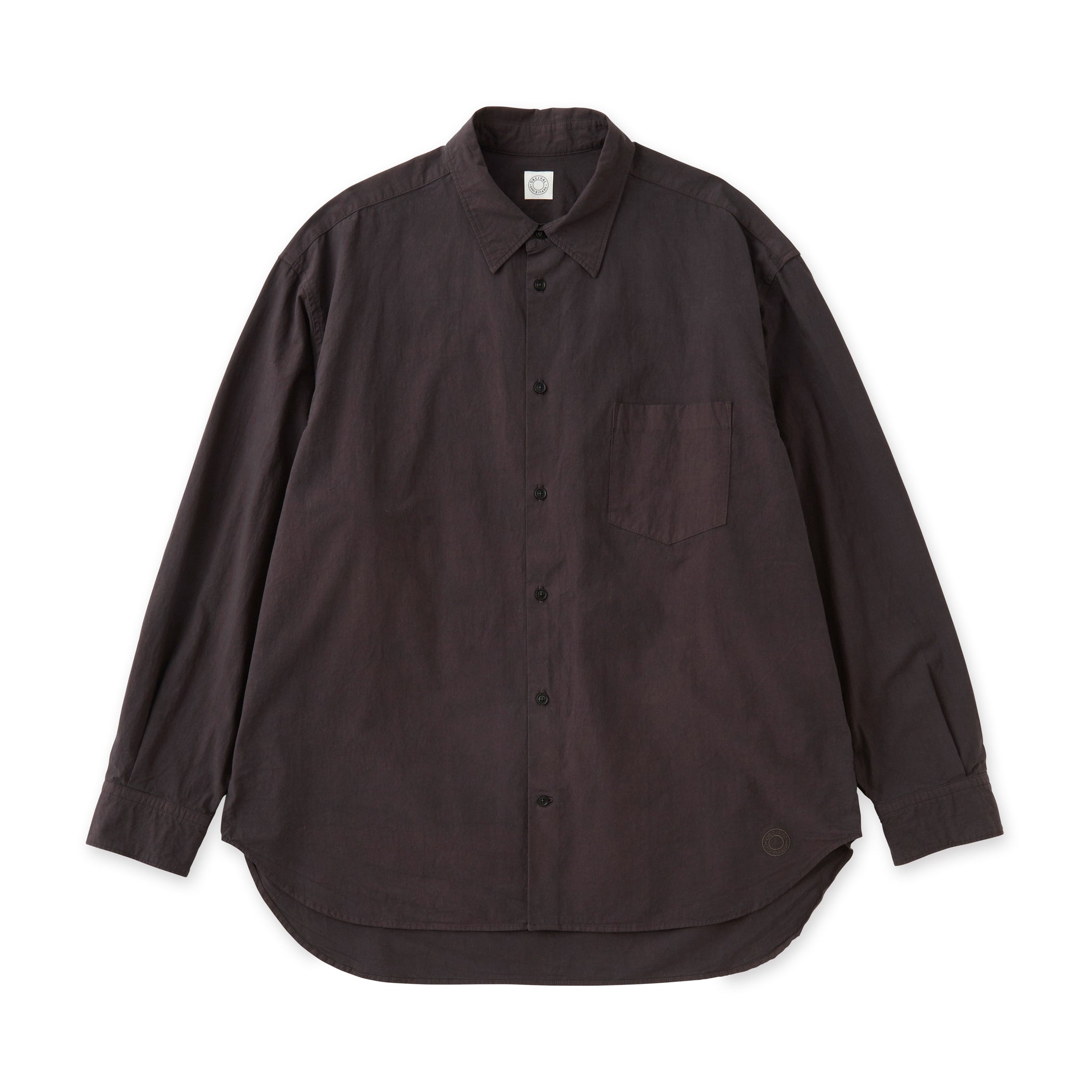 Garment Dye Poplin Regular Collar Shirt