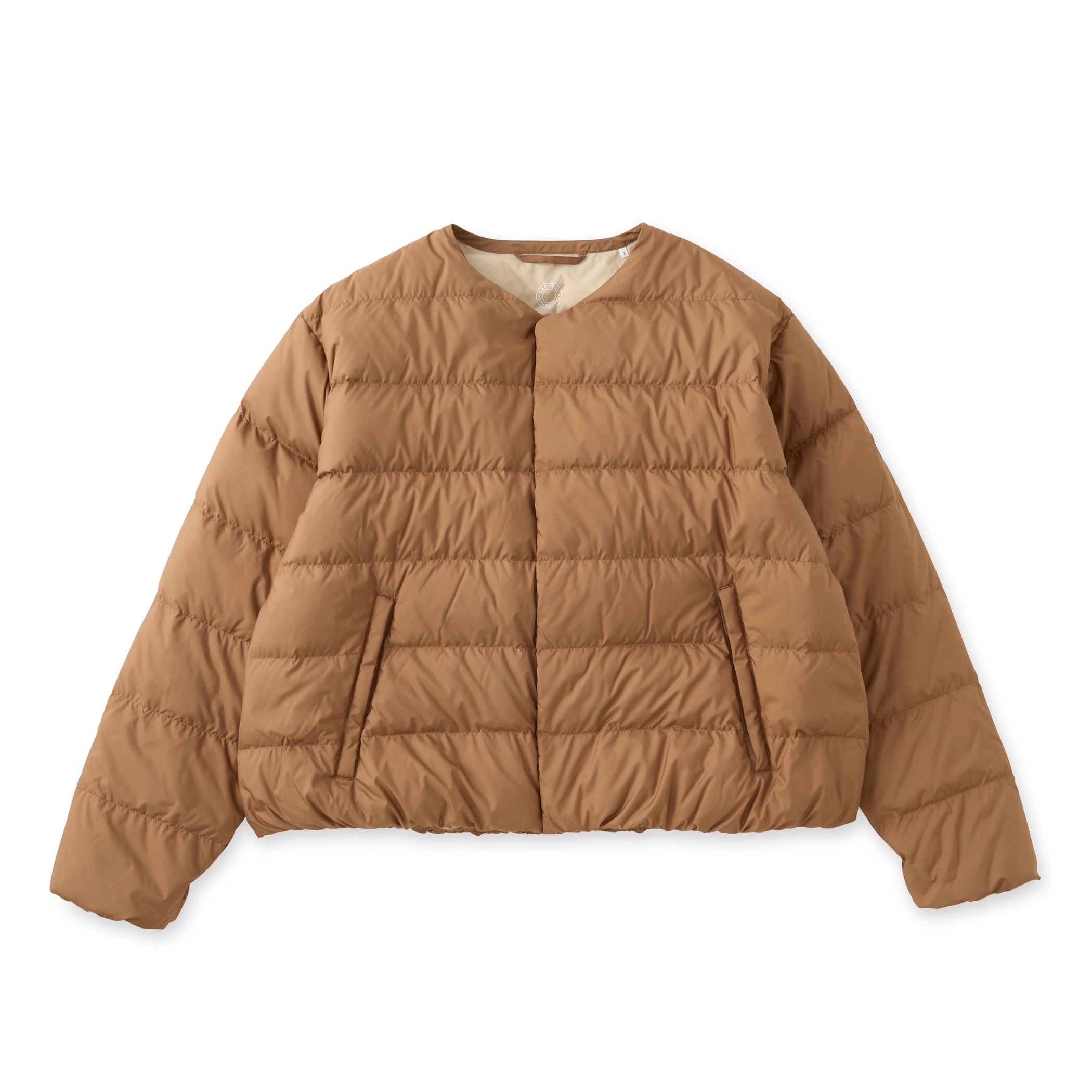 Women's Polyester Taffeta Round Neck Blouson