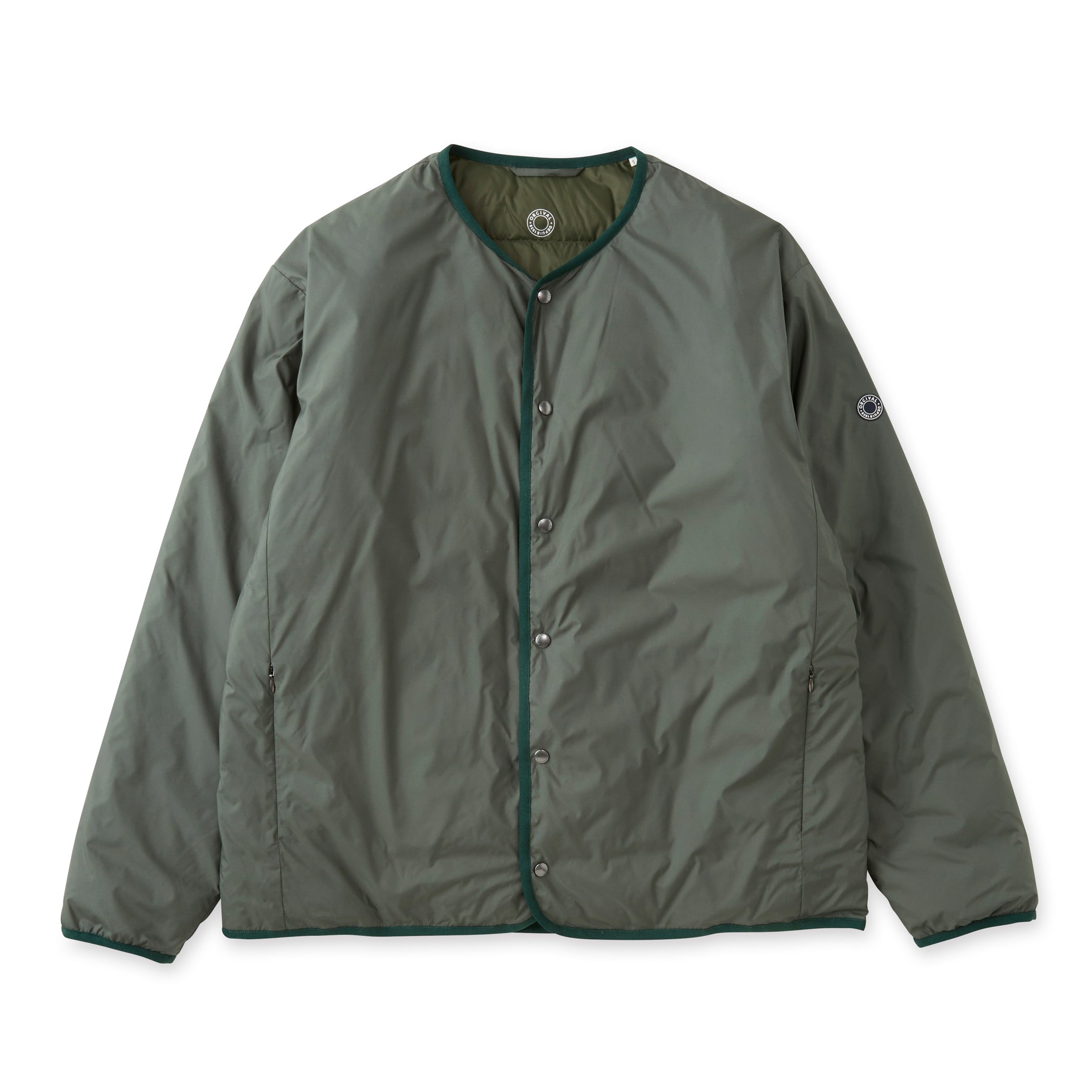 Men's Polyester Taffeta Round Neck  Inner Down Blouson