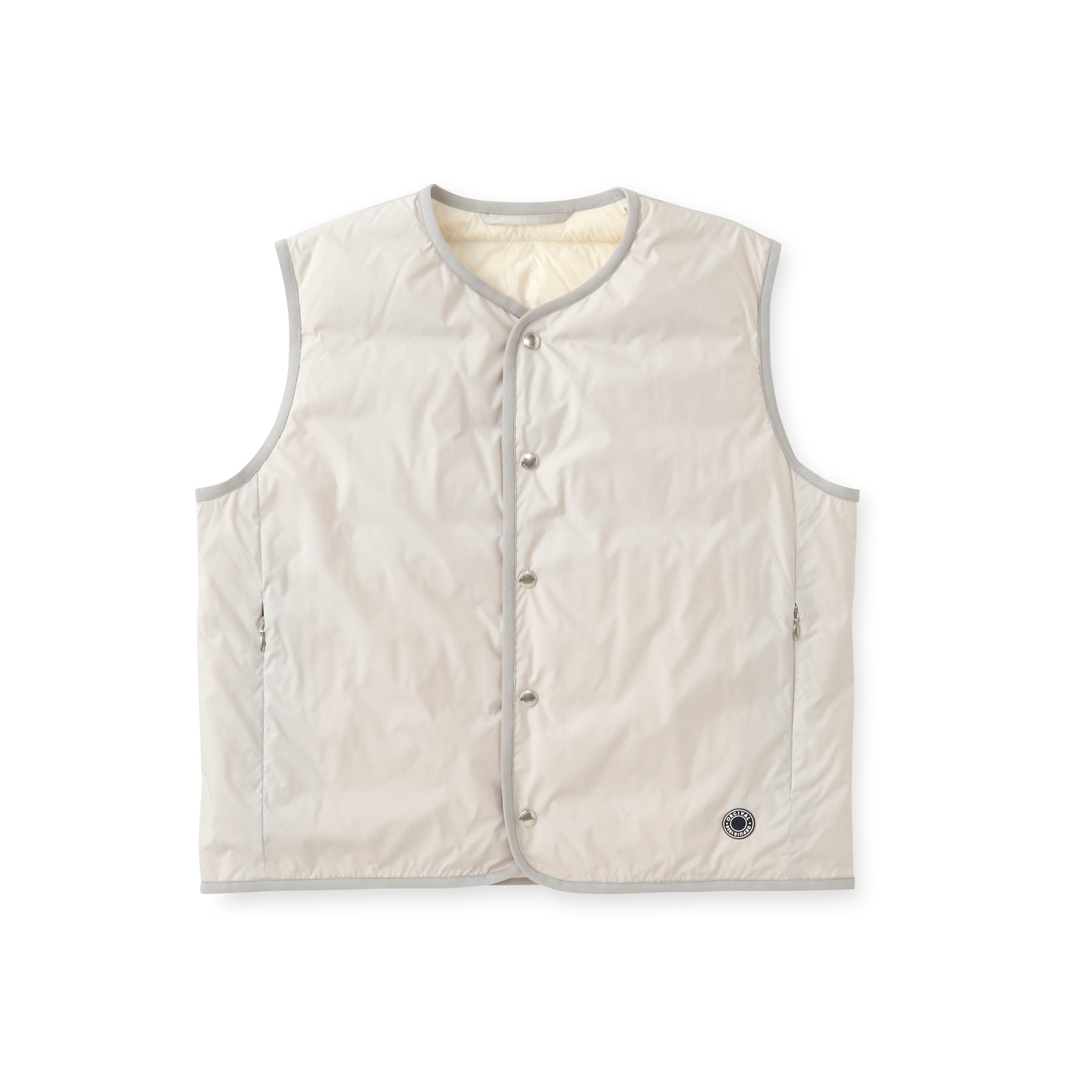 Women's Polyester Taffeta Round Neck  Inner Down Vest