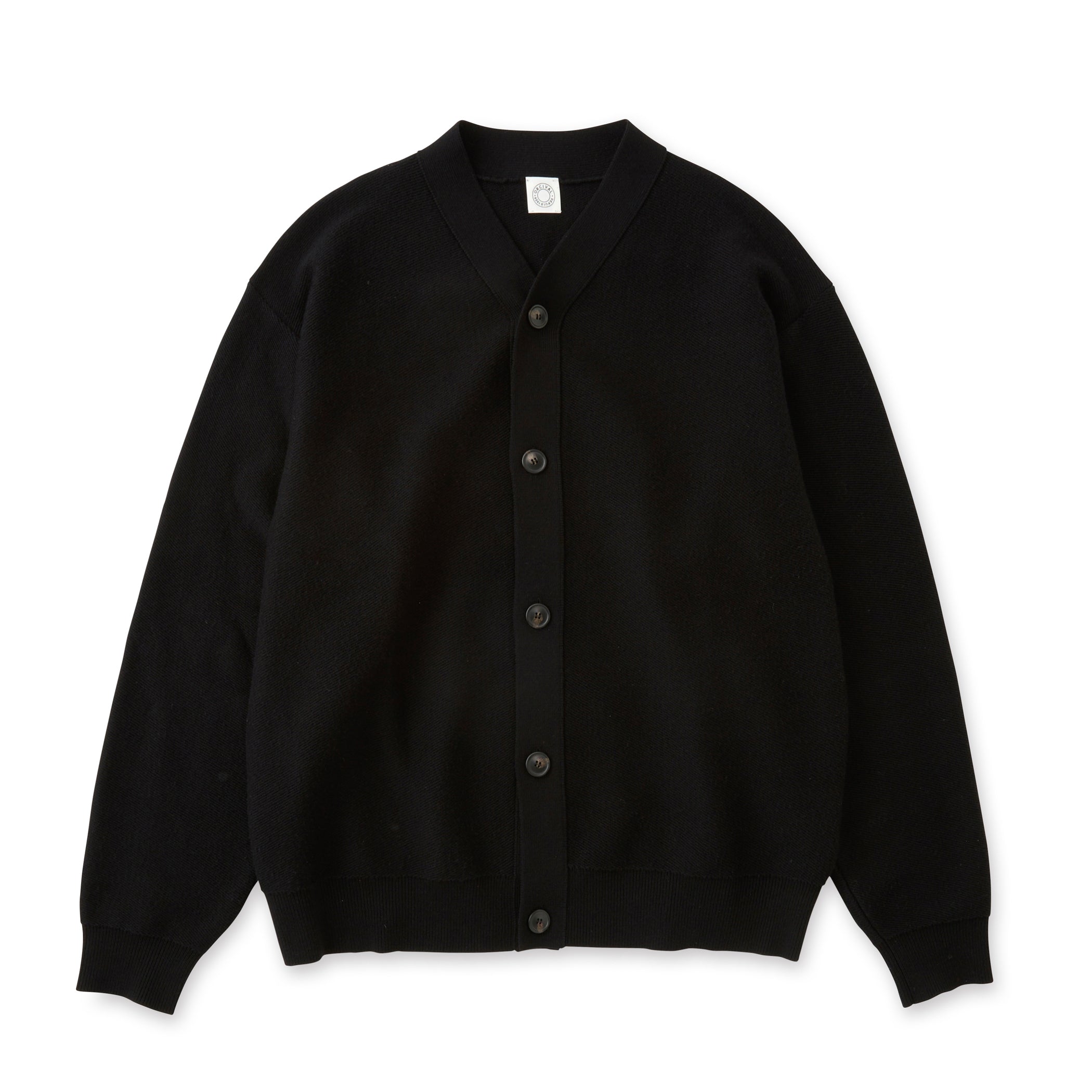 Men's Wool Cotton 9G French Terry Knit Cardigan