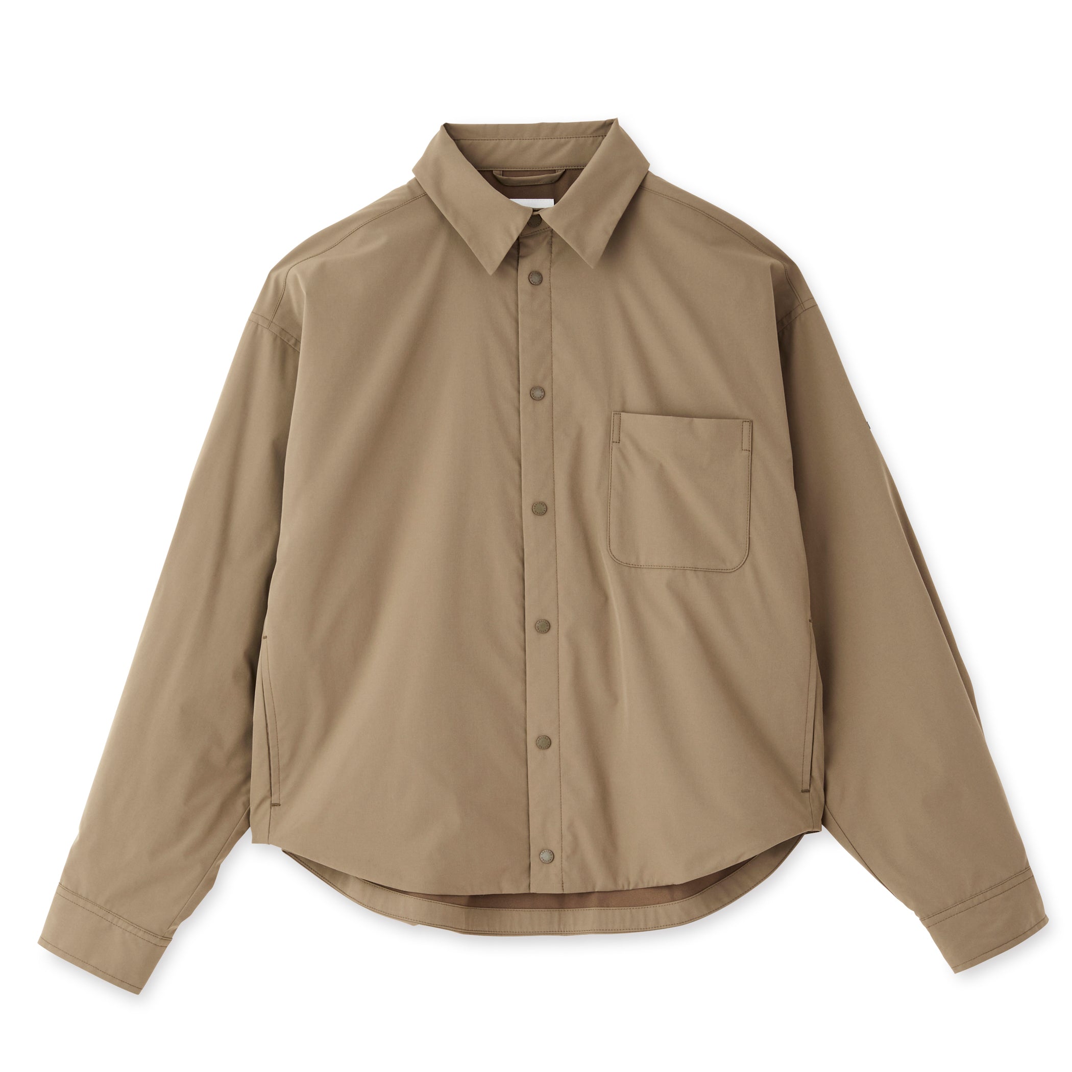 Women's Polyester Typewriter Stretch Regular Collar Shirt