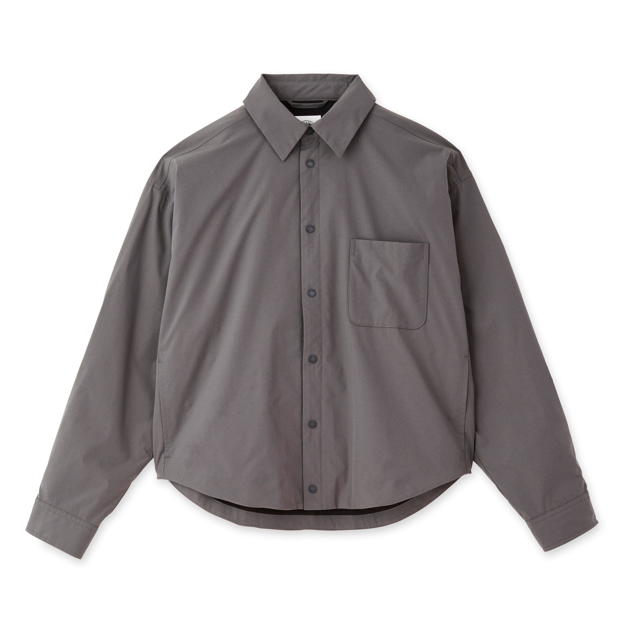 Women's Polyester Typewriter Stretch Regular Collar Shirt