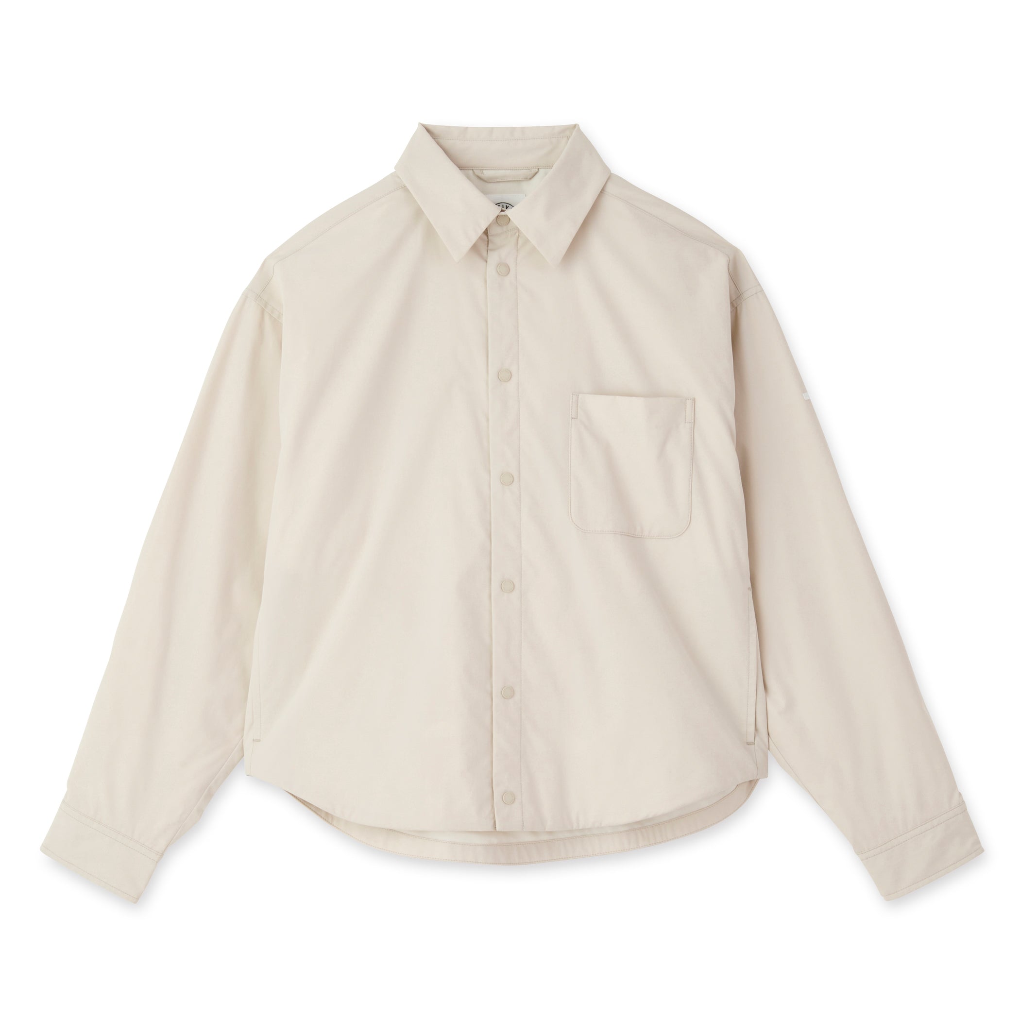 Women's Polyester Typewriter Stretch Regular Collar Shirt