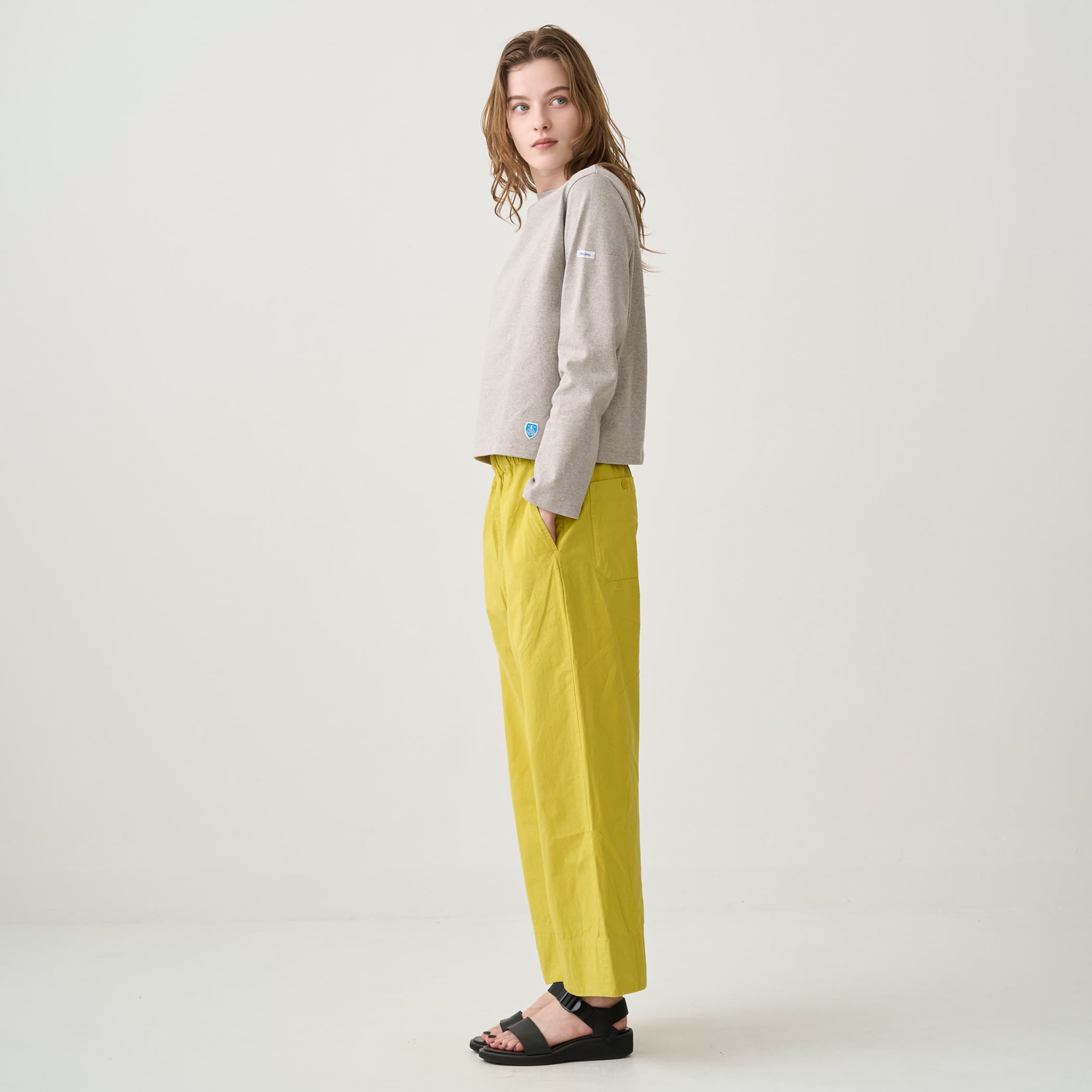 Women's Garment Dye Poplin Easy Pants｜ORCIVAL