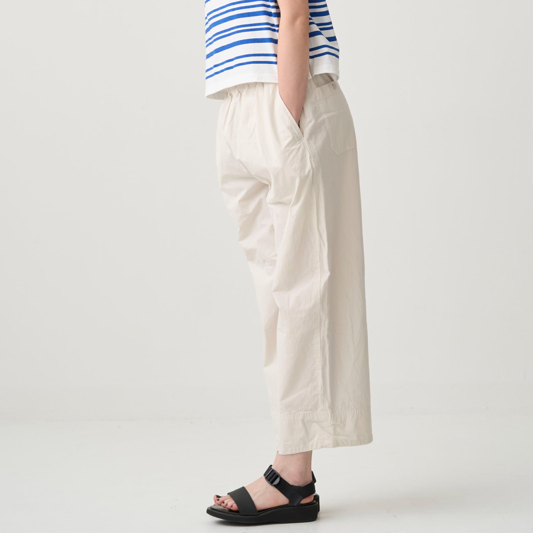 Women's Garment Dye Poplin Easy Pants｜ORCIVAL