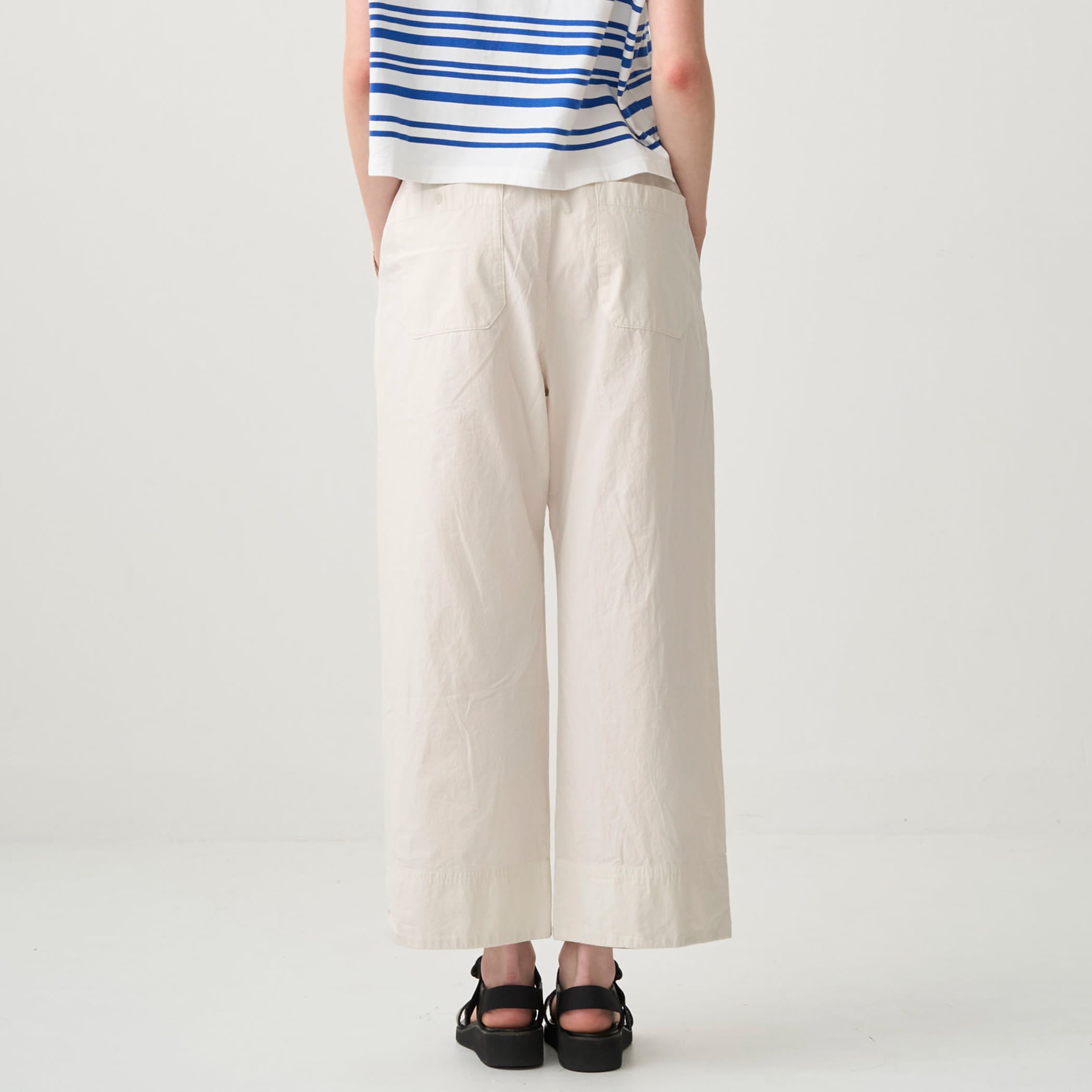 Women's Garment Dye Poplin Easy Pants｜ORCIVAL