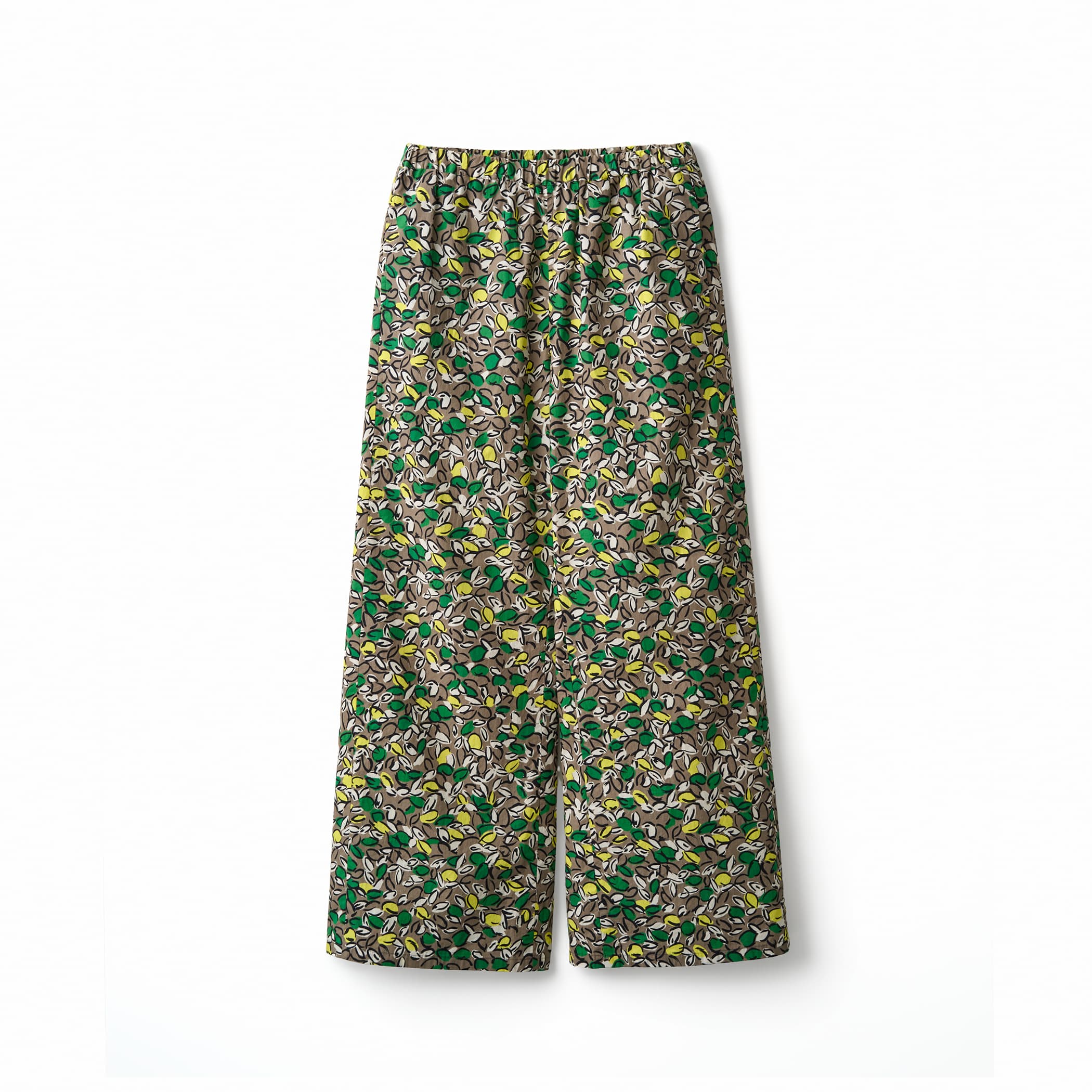 Women's French Printed Poplin Easy Pants