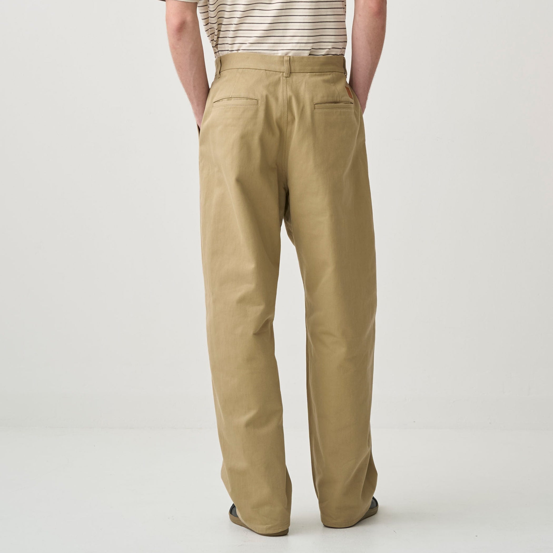 Men's Cotton Dry Twill Wide Curve Pants