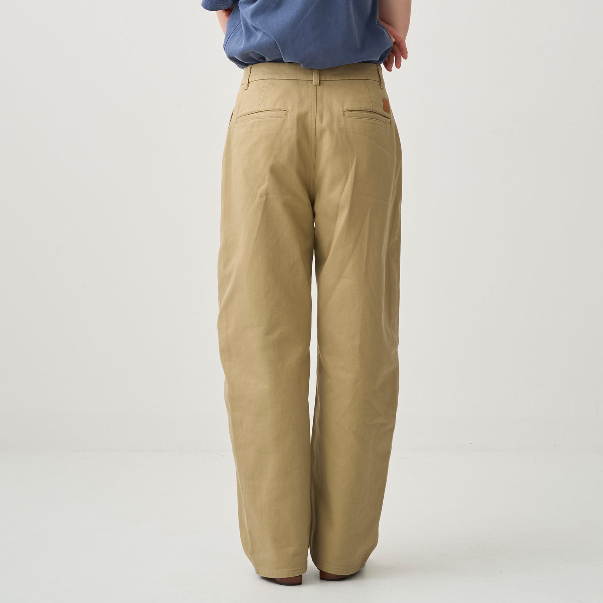Women's Cotton Dry Twill Wide Curve Pants｜ORCIVAL