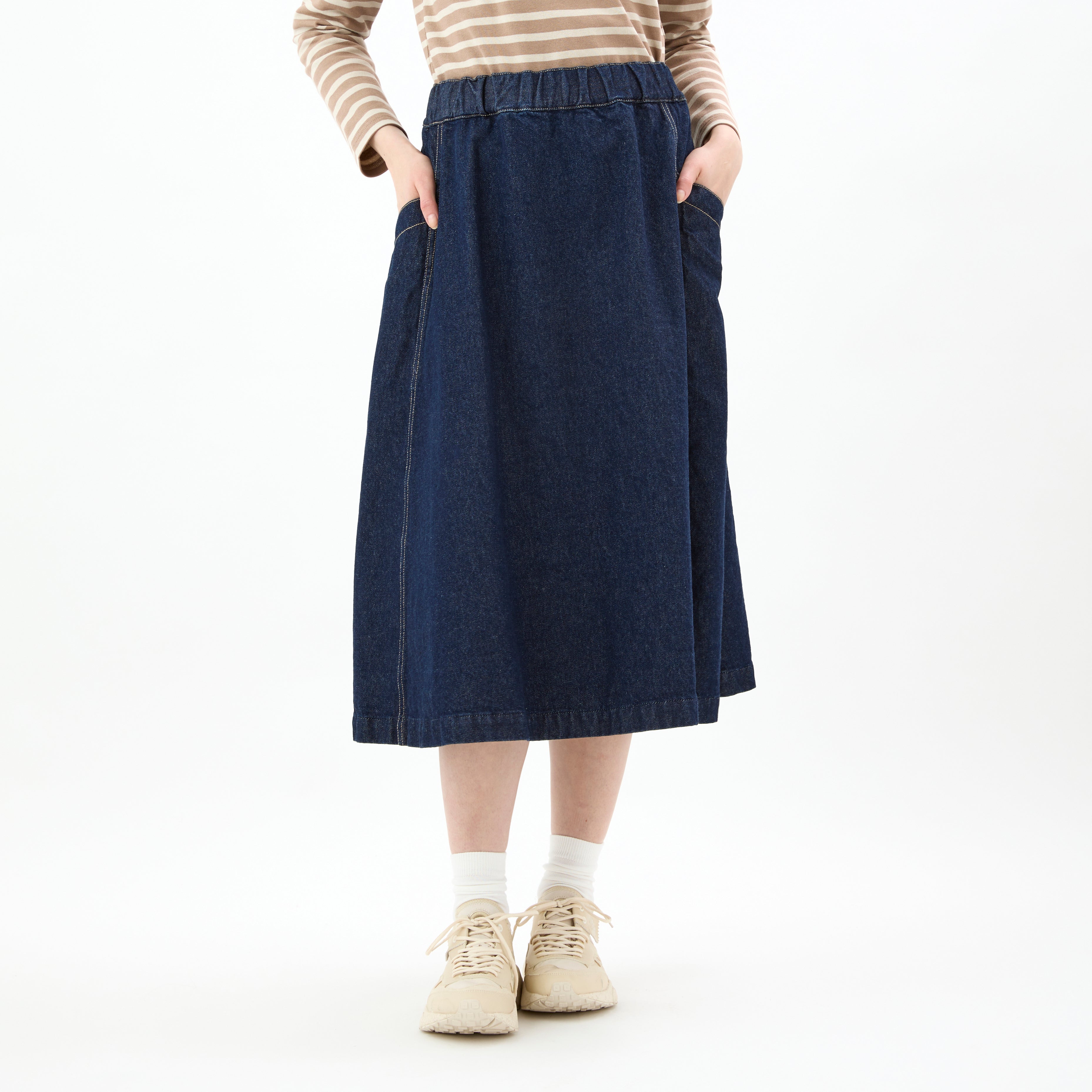 Women's Denim Easy Skirt