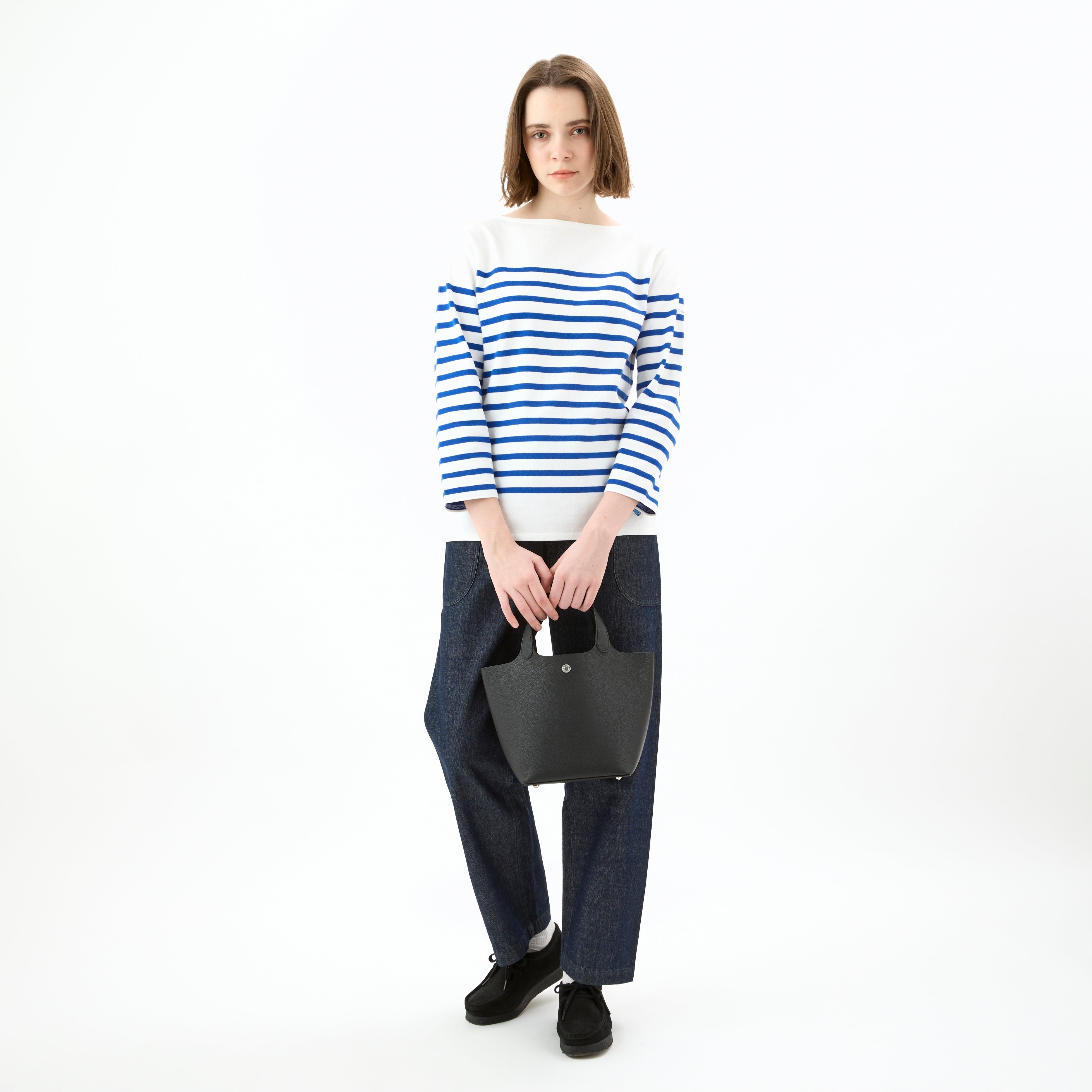 Double Face Leather hand Bag
