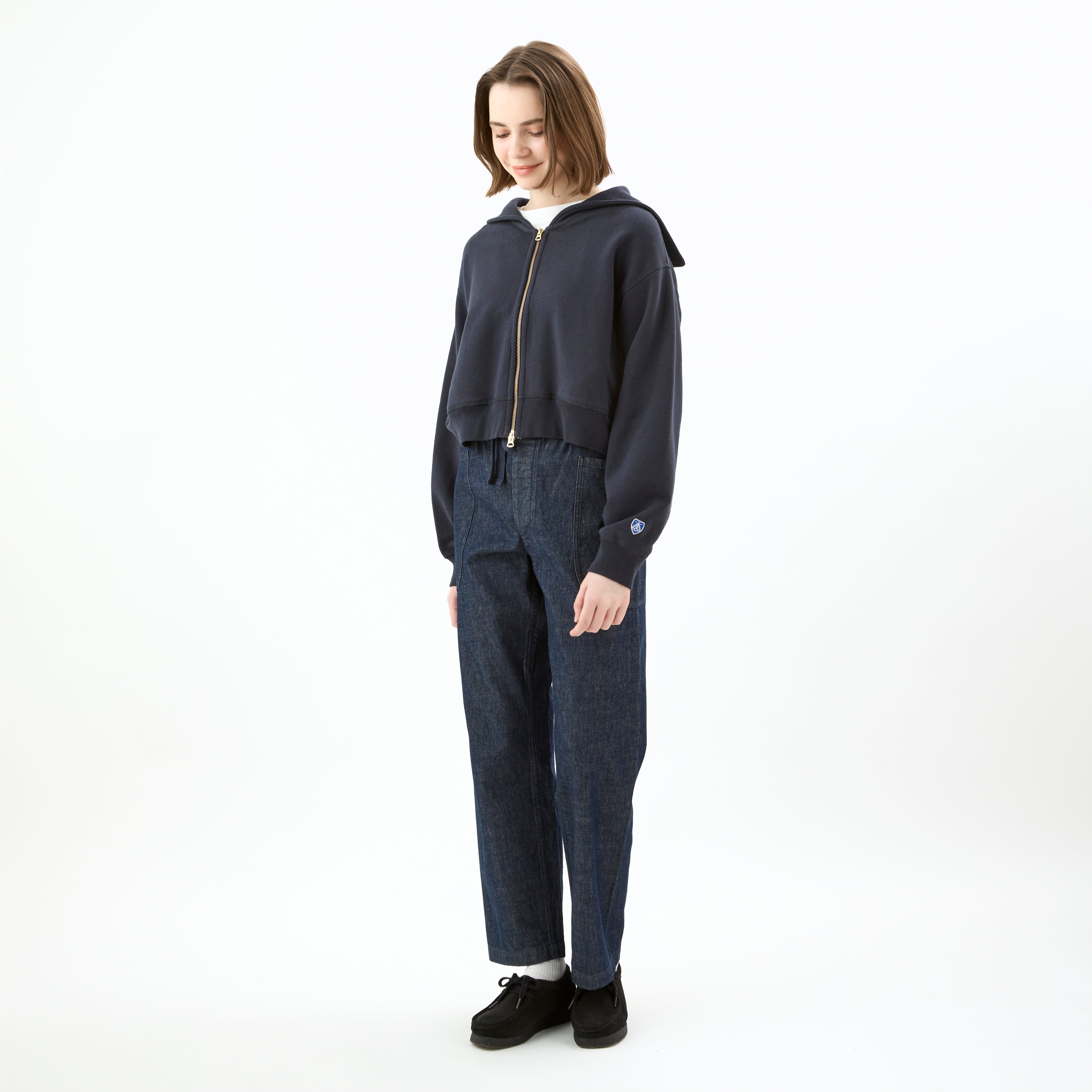 Women's Light French Terry Zip Sailor