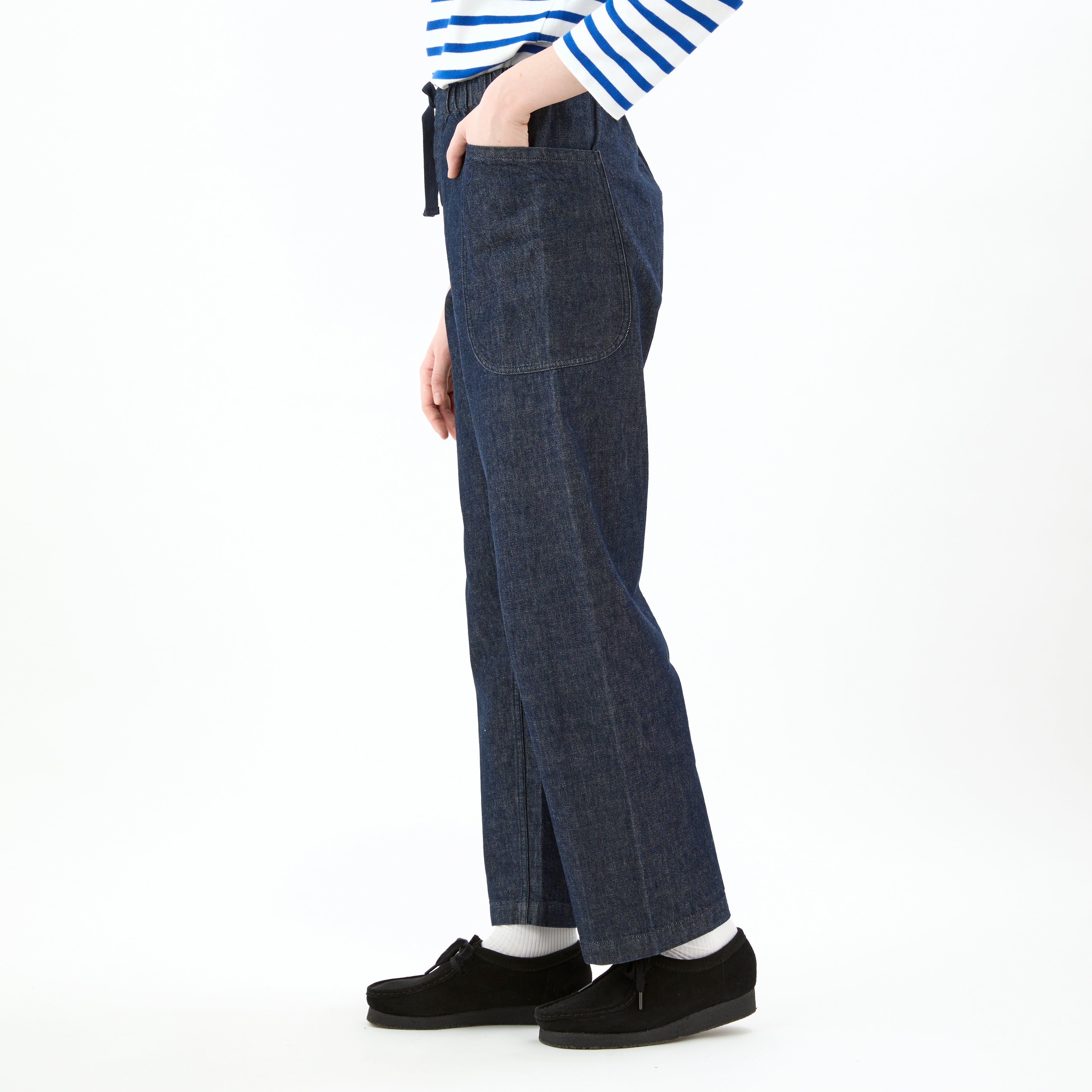 Denim Easy Pants