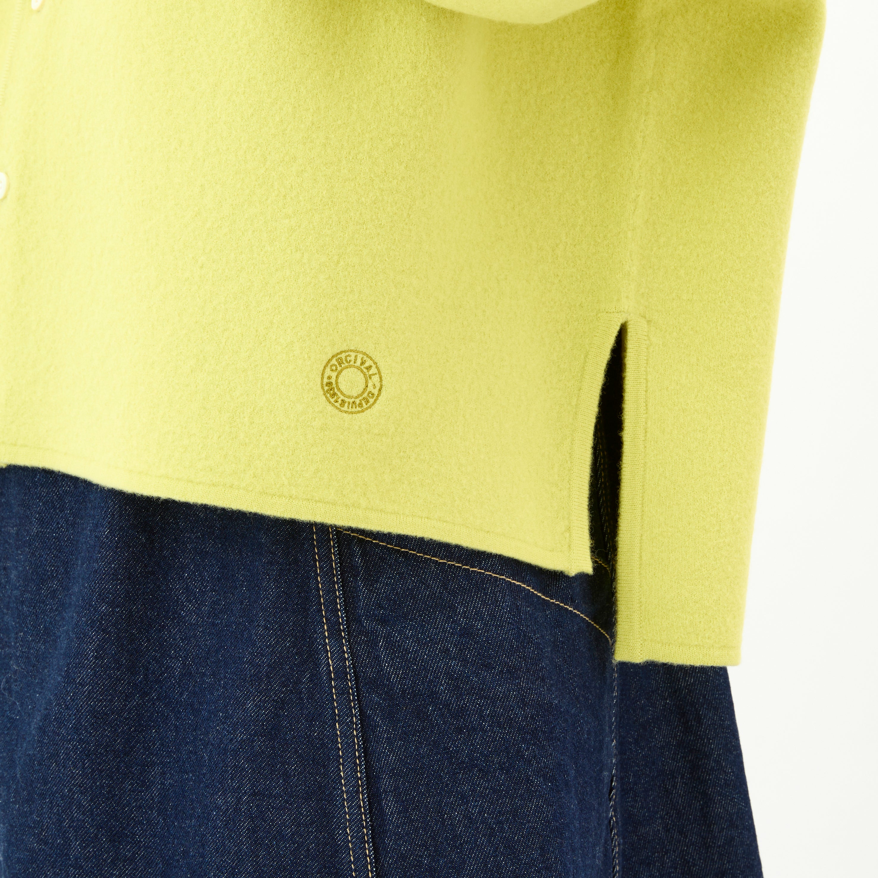 Women's Boiled Wool Jersey Knit Cardigan