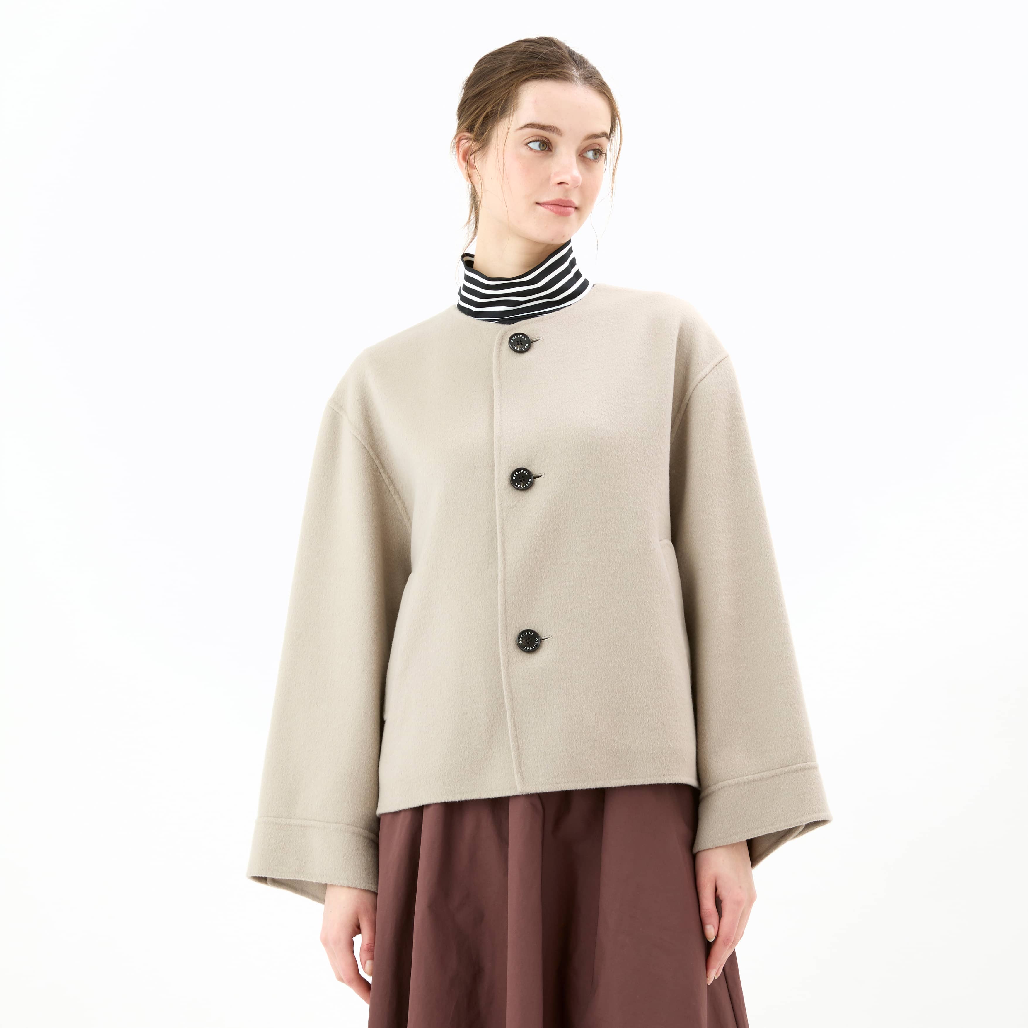Women's River Wool Collarless Blouson