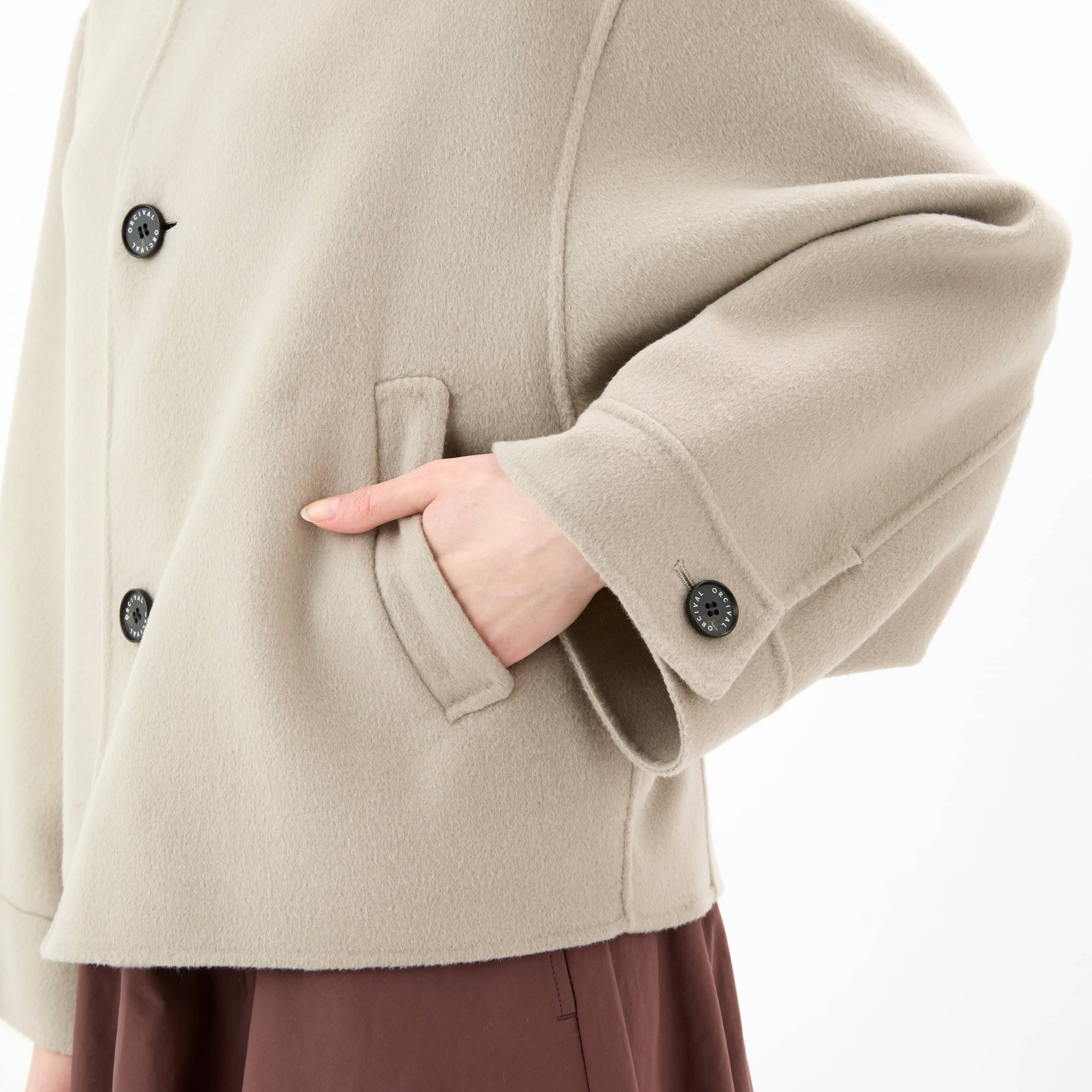 Women's River Wool Collarless Blouson