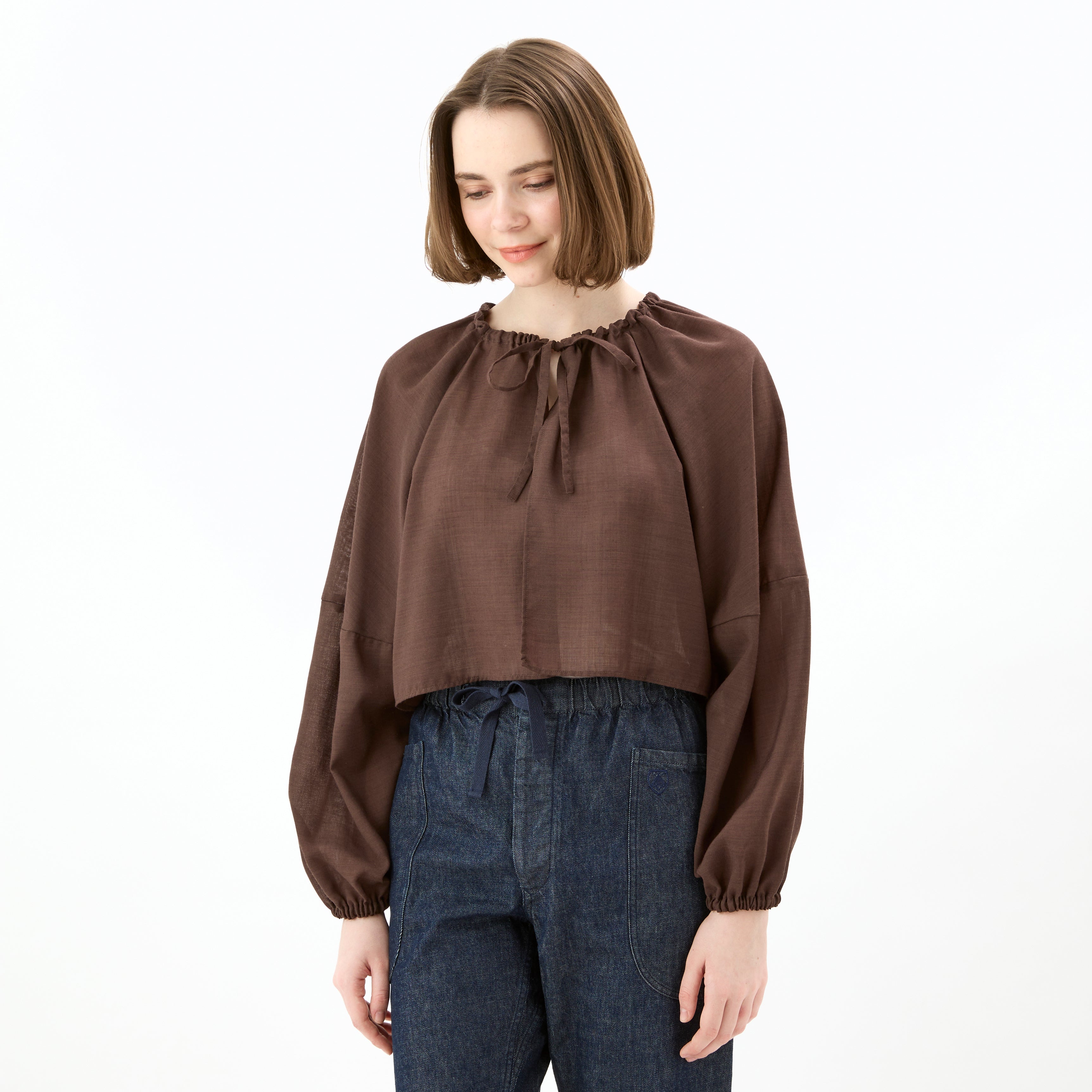 Women's Sheer Voile Short Bolero shirt