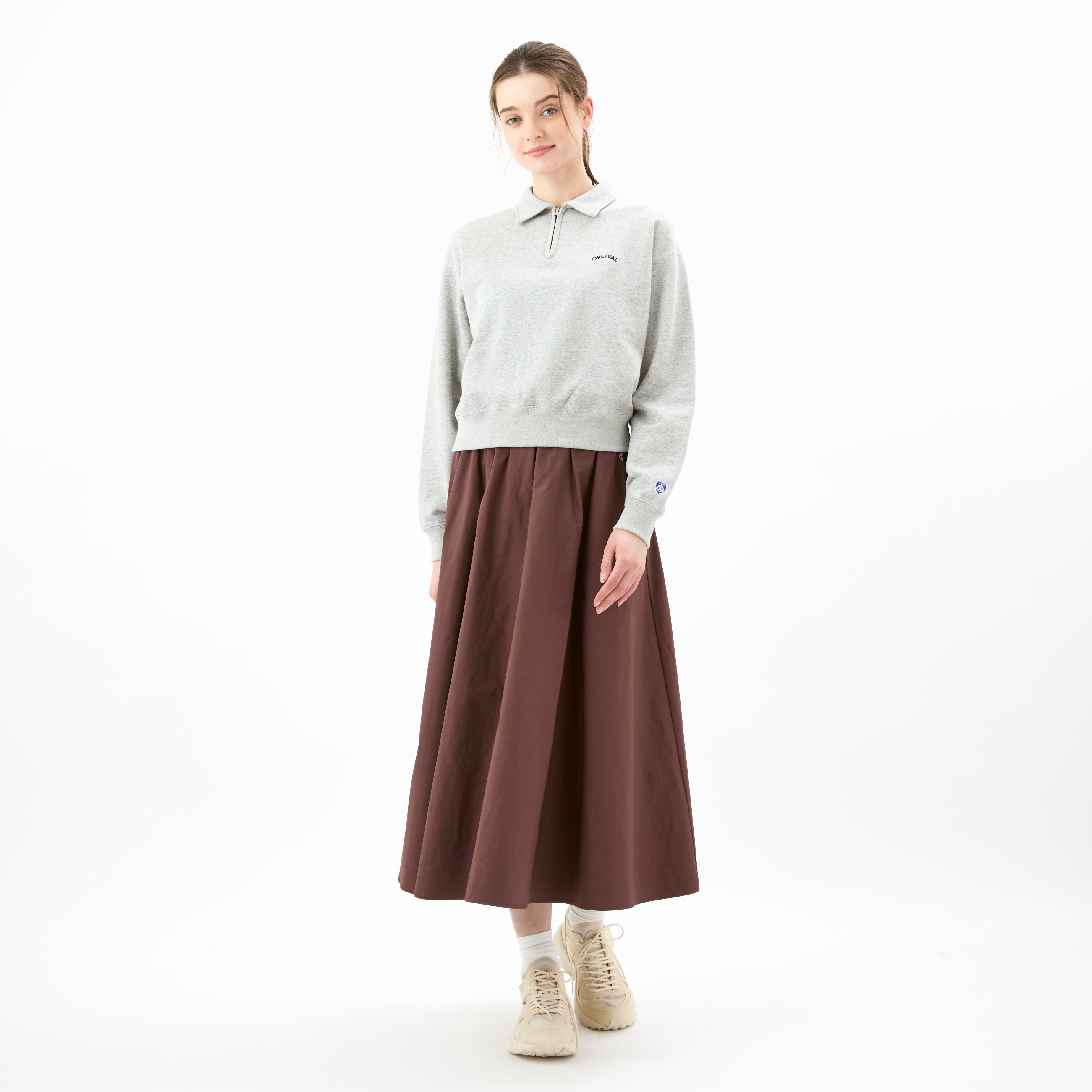 Women's Light French Terry Half Zip Sweat