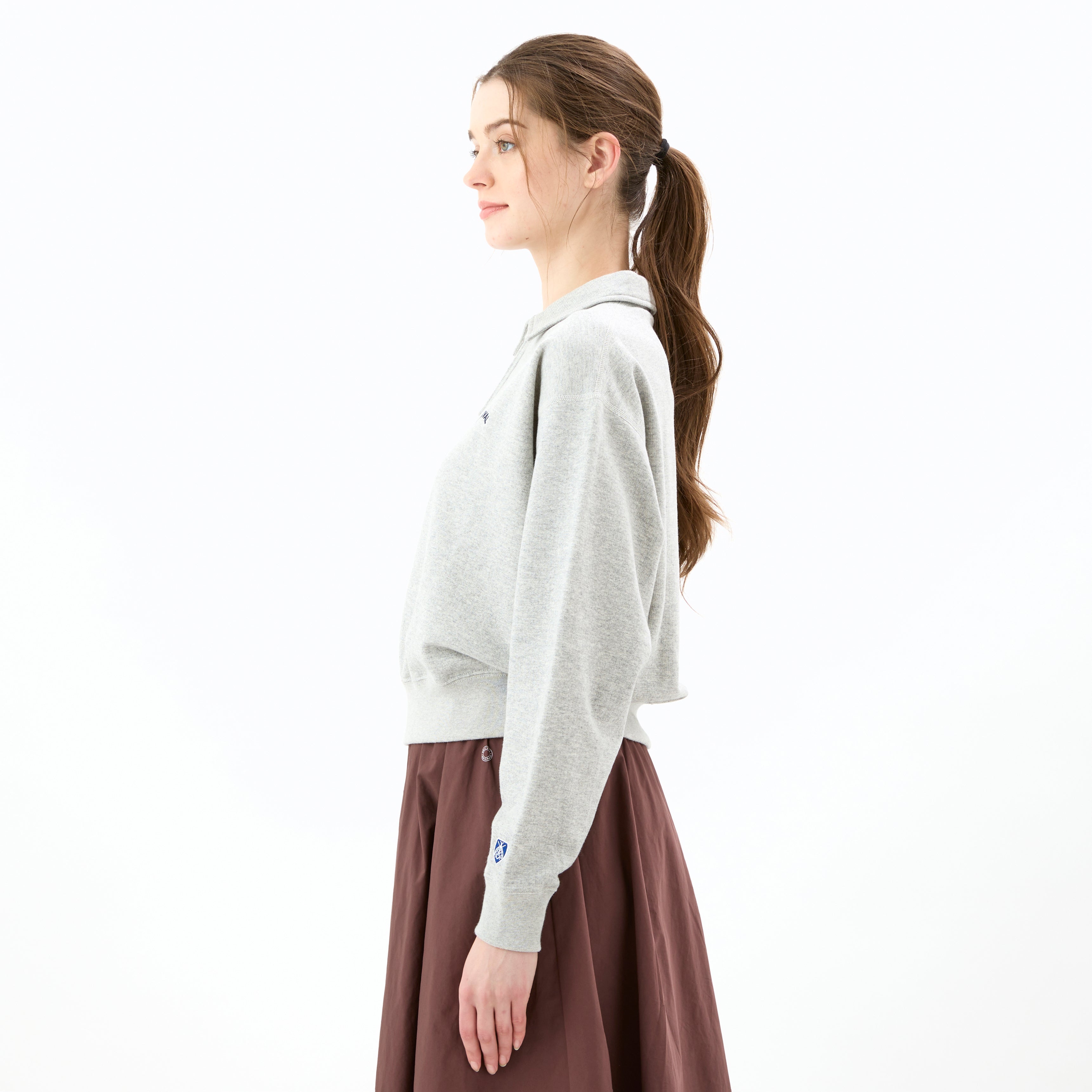 Women's Light French Terry Half Zip Sweat